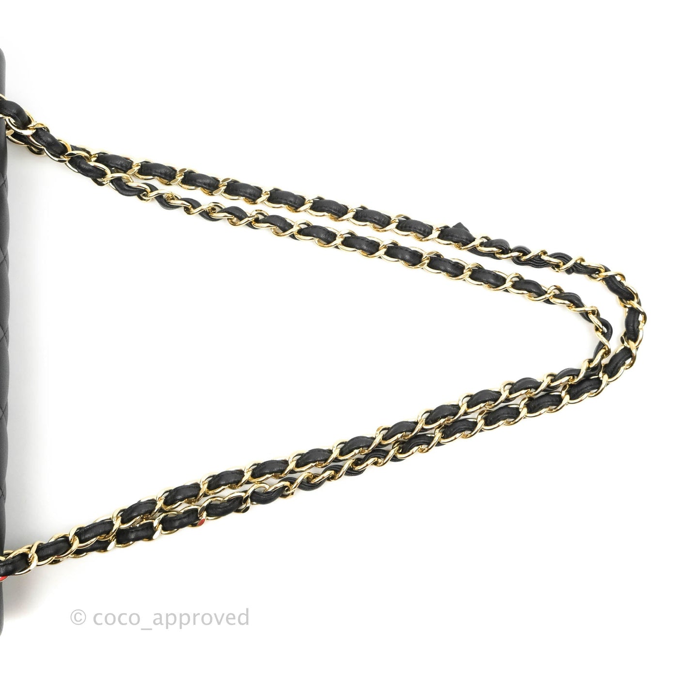 Chanel Jumbo Double Flap Black Lambskin Gold Hardware