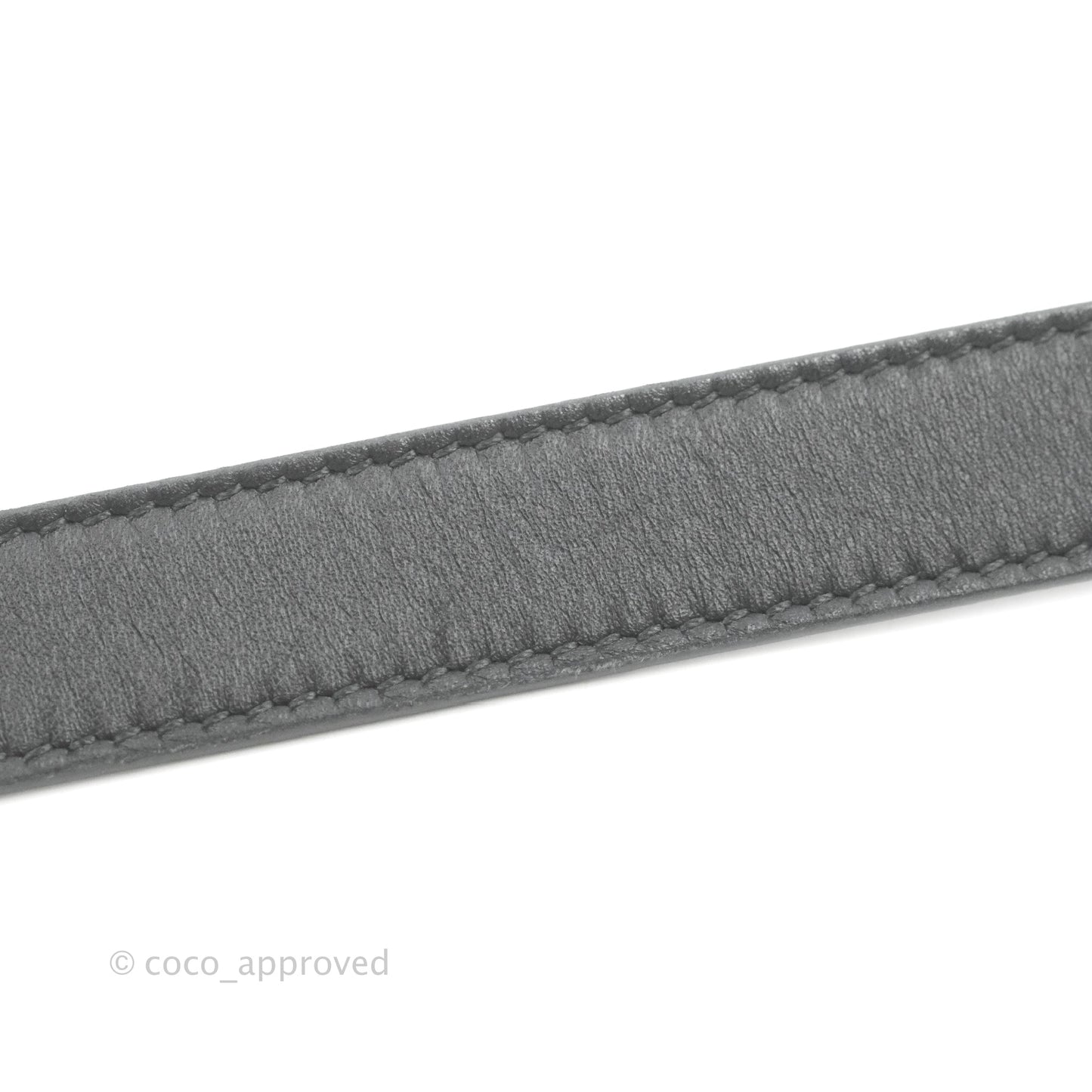 Gucci Black Calfskin Double GG 20mm Belt 80 32