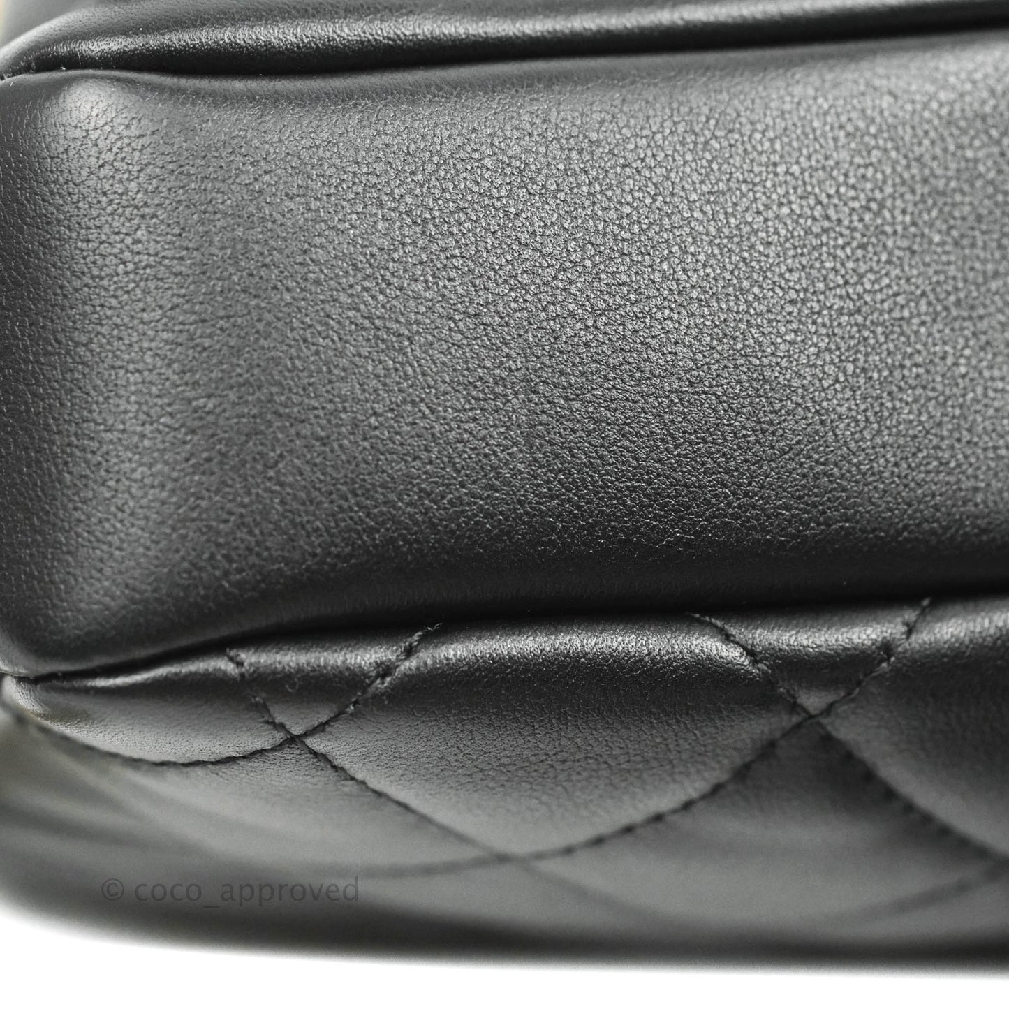 Chanel Quilted Small Camera Case Black Calfskin