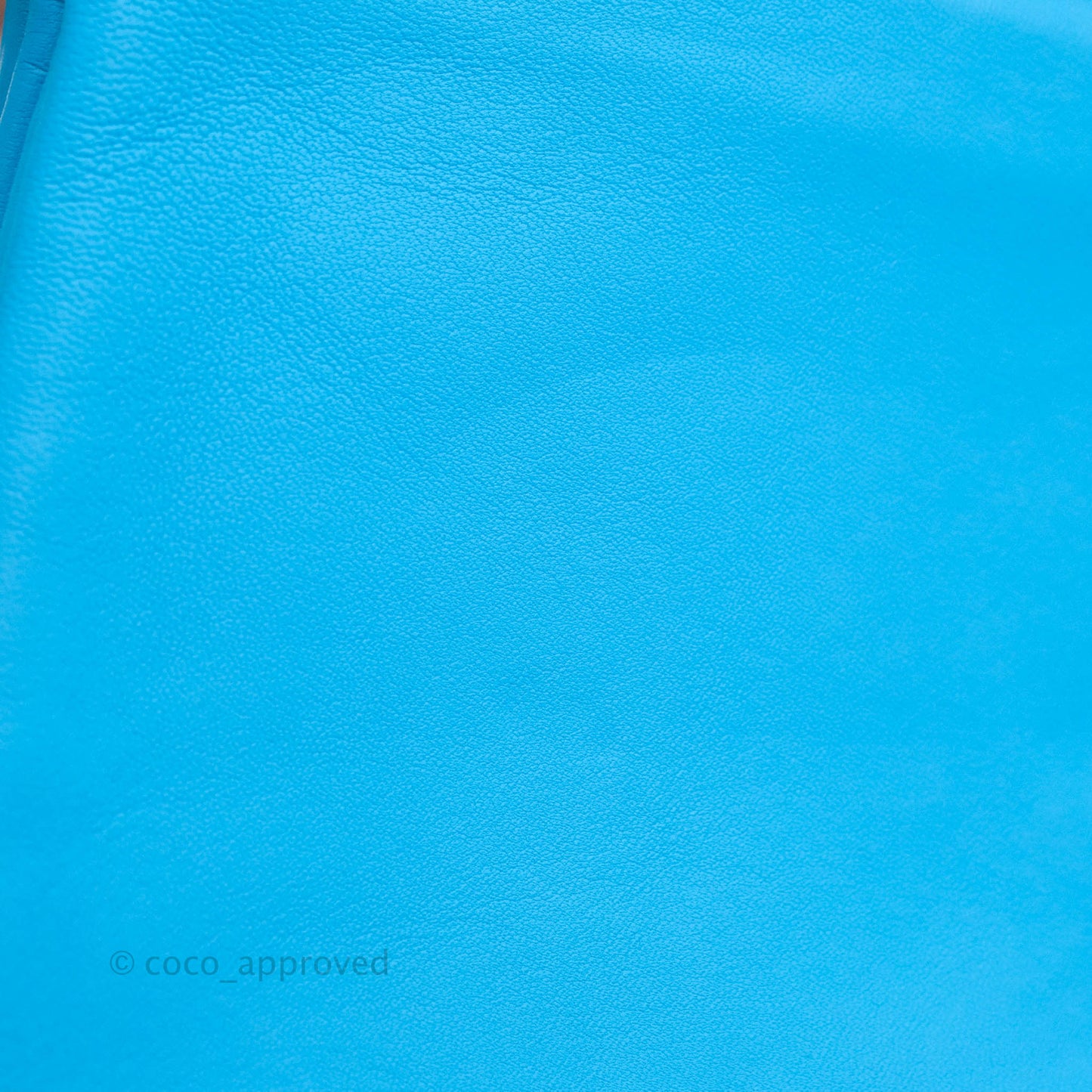 Celine Large Trio Crossbody Bag Sky Blue Lambskin Gold Hardware