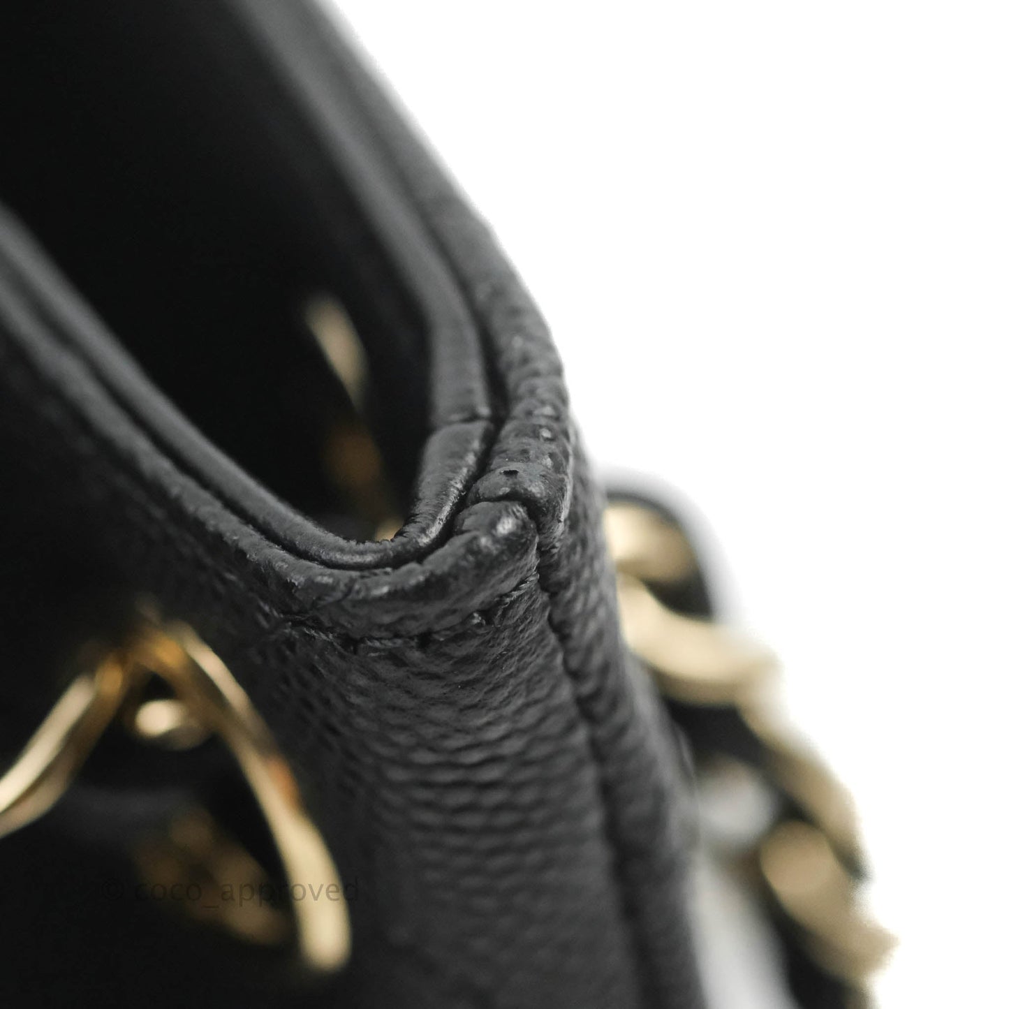 Chanel Mini Bucket Tote Black Caviar Gold Hardware 22S
