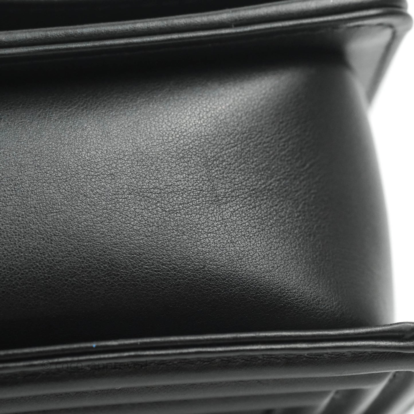 Chanel Small Boy Black Calfskin Aged Gold Hardware