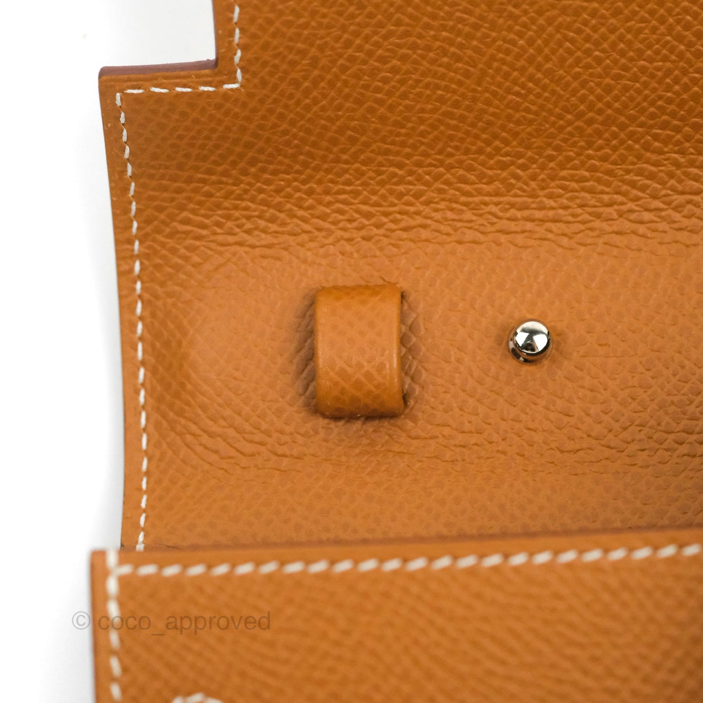 Hermès Kelly To Go Wallet Gold Epsom Palladium Hardware