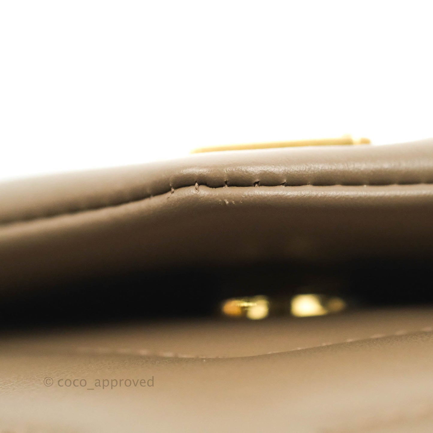 Saint Laurent Loulou Small Bag Taupe Gold Hardware
