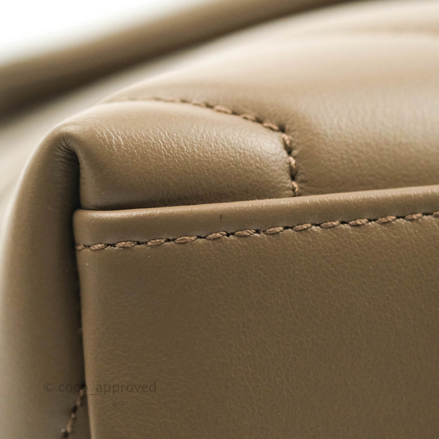 Saint Laurent Loulou Small Bag Taupe Gold Hardware