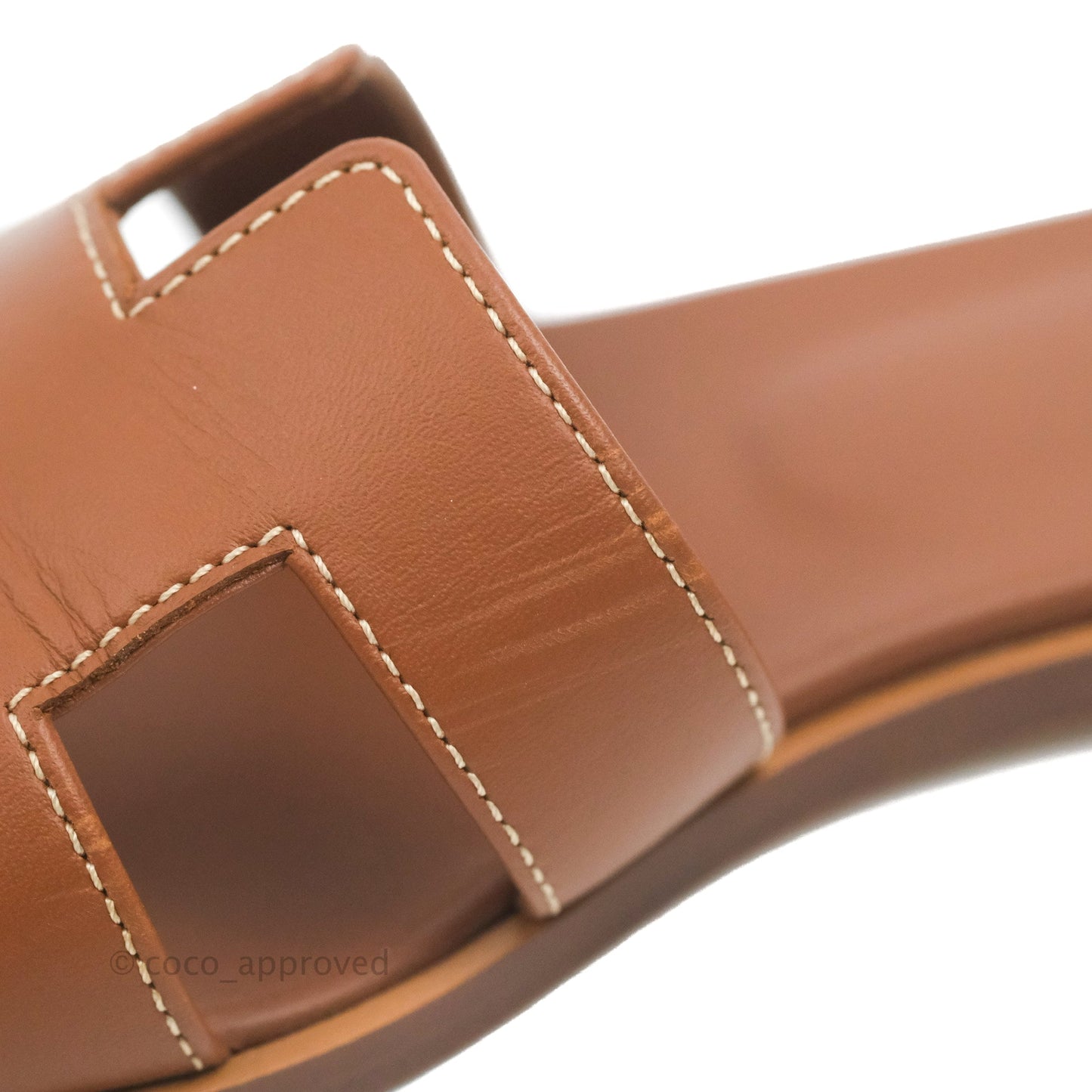 Hermès Oran Sandals in Gold Size 36.5