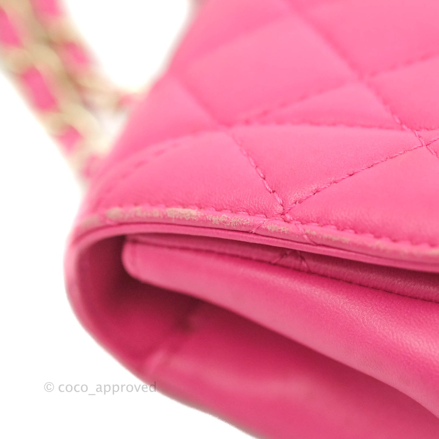Chanel Quilted Small Flap Pink Lambskin Matte Gold Hardware