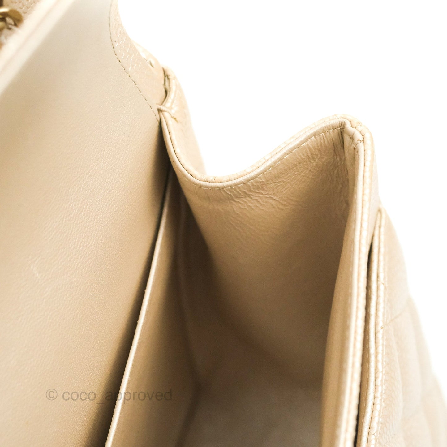 Chanel Jumbo Double Flap Iridescent Pearly Caviar Gold Hardware⁣⁣
