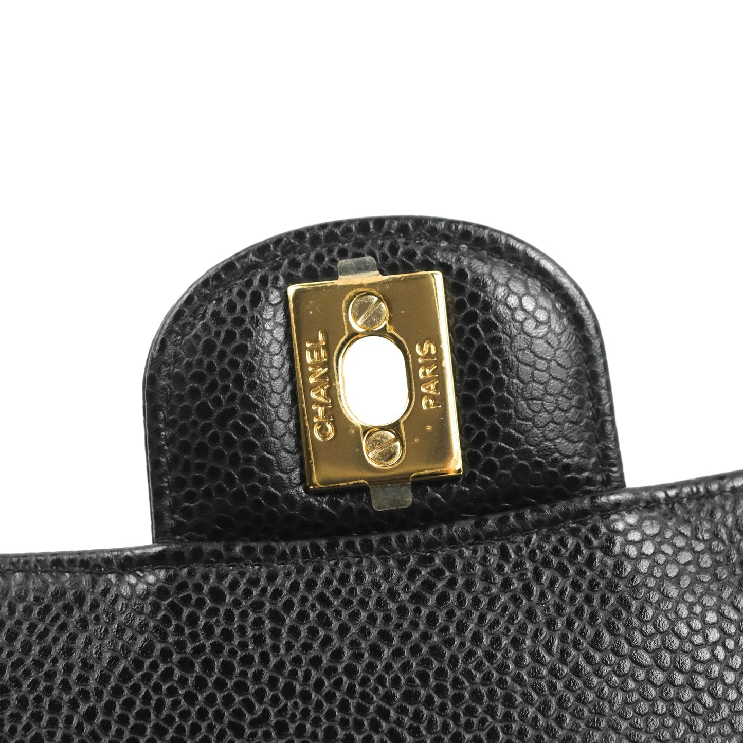 Chanel S/M Small Classic Quilted Flap Black Caviar Gold Hardware