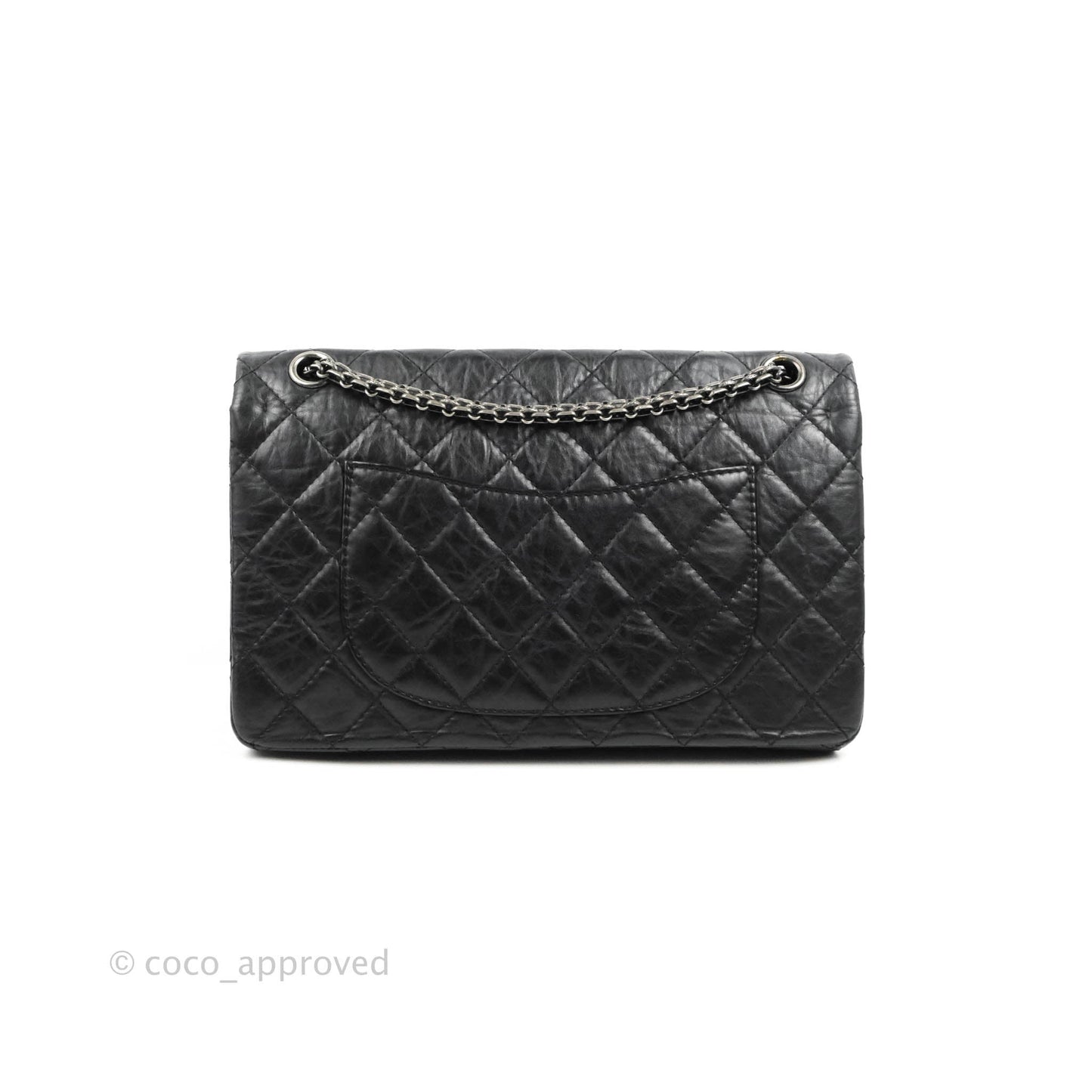 Chanel Reissue 226 Quilted Flap Black Aged Calfskin Ruthenium Hardware