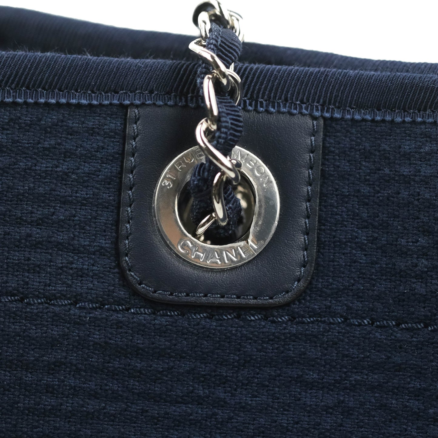 Chanel Canvas Deauville Medium Navy