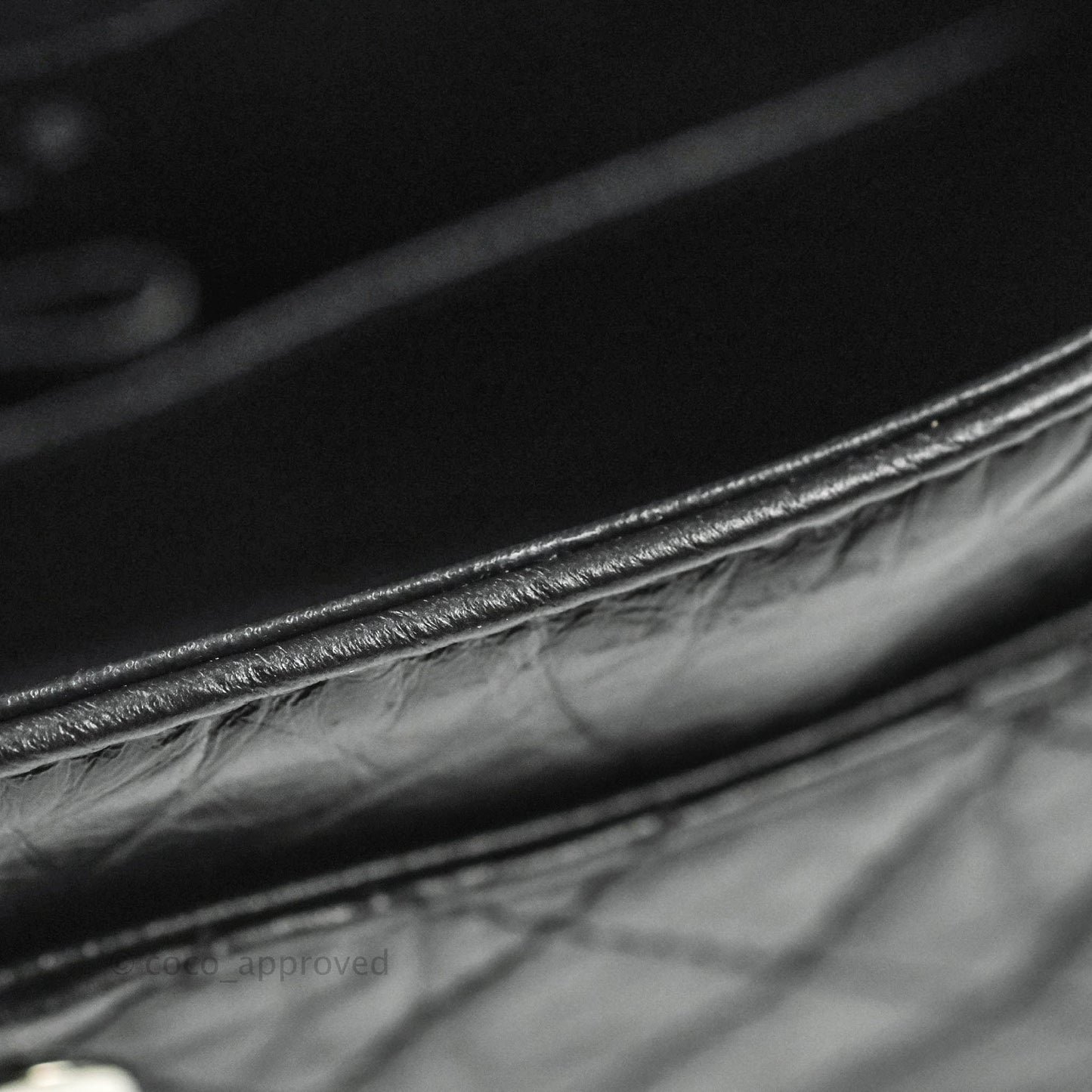 Chanel Reissue 225 Quilted Aged Calfskin So Black