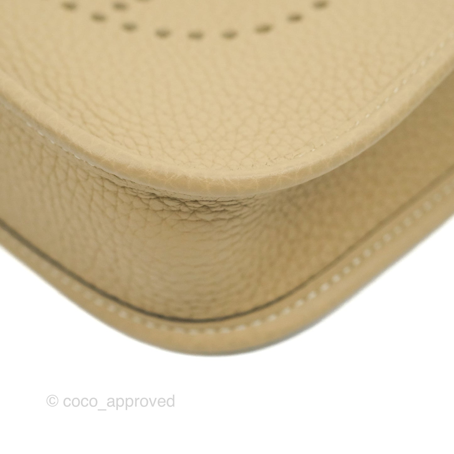 Hermès Mini Evelyne 16 Trench Clemence Palladium Hardware