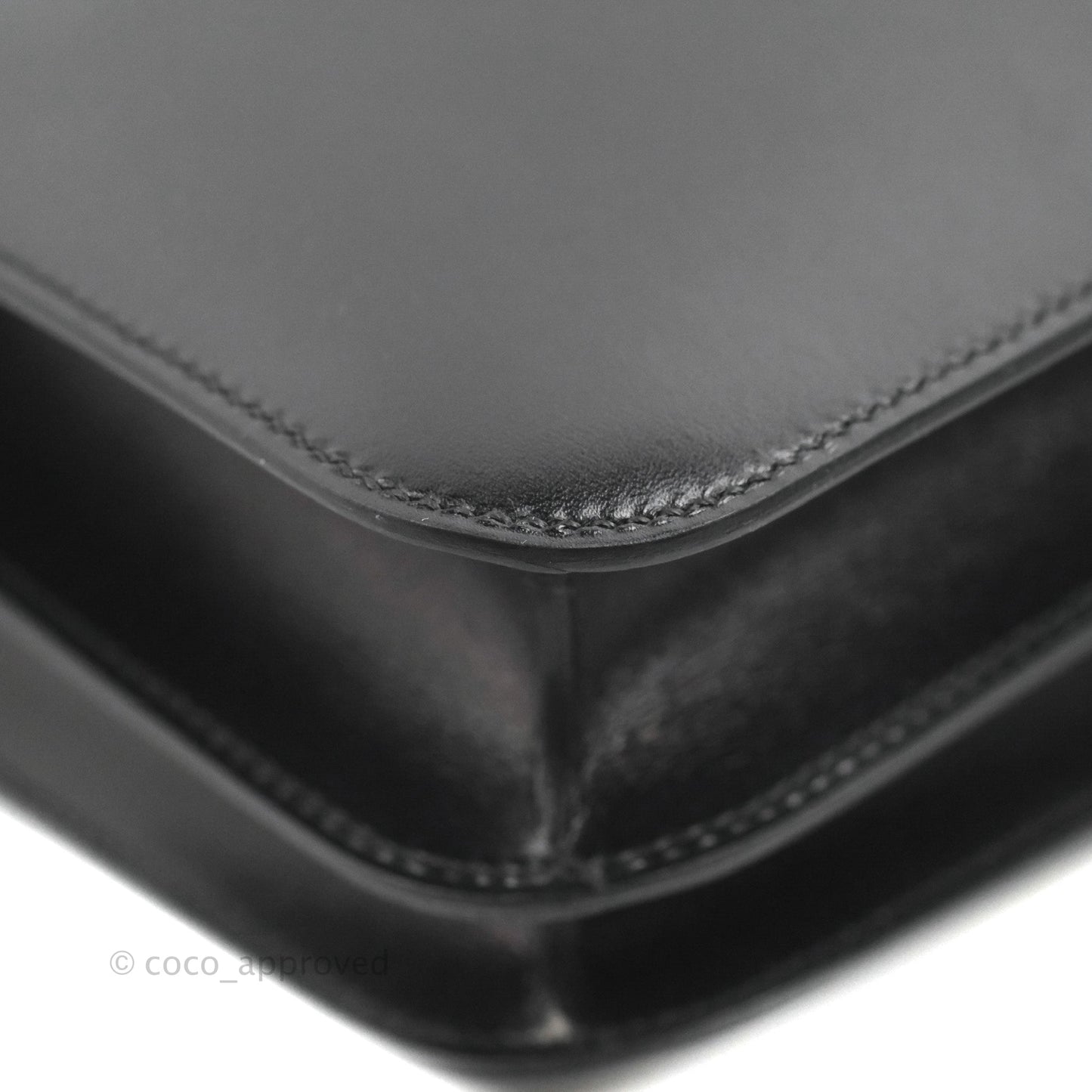 Hermès Constance Mini 18cm Black Box Leather Gold Hardware