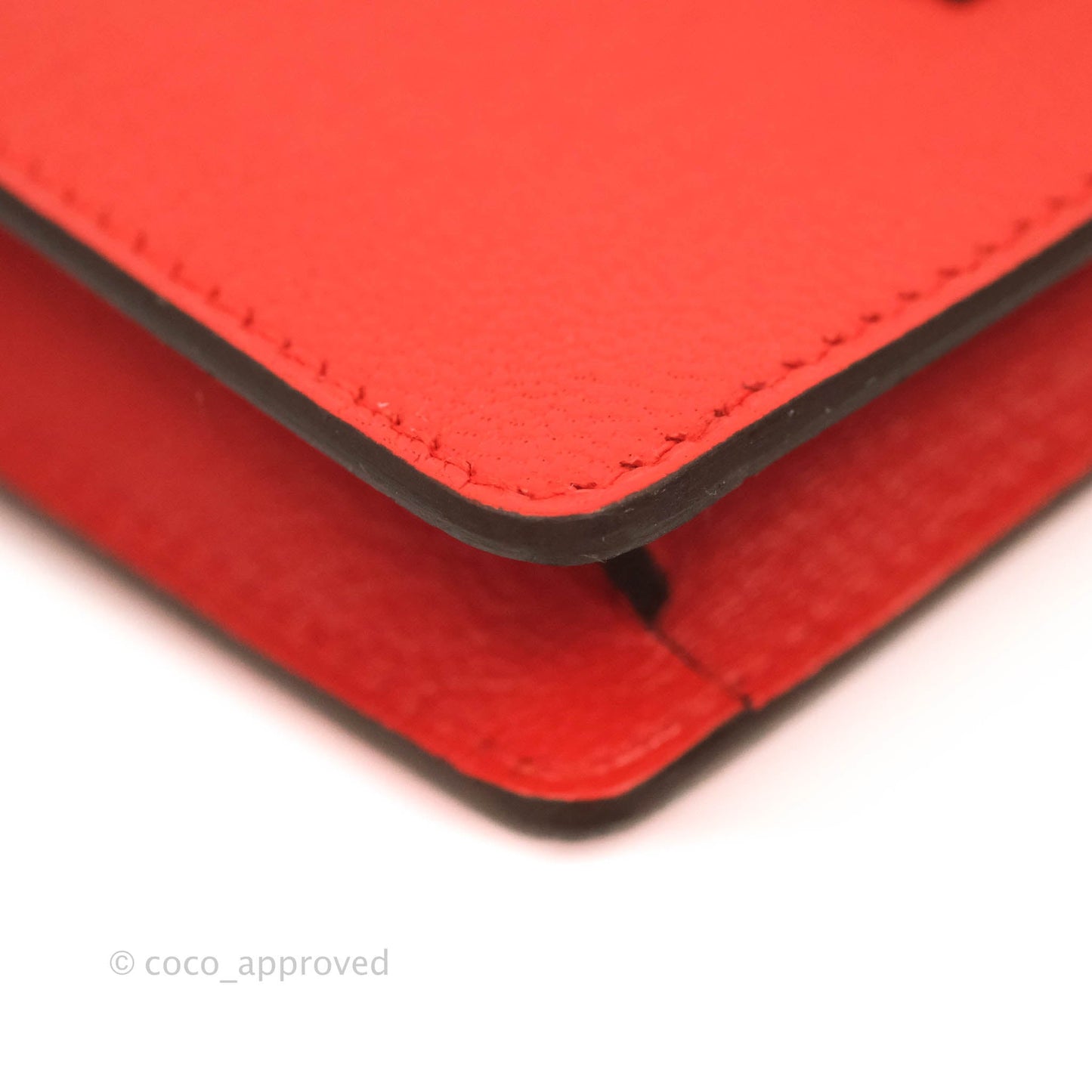 Hermès Roulis Slim Wallet Capucine Palladium Hardware