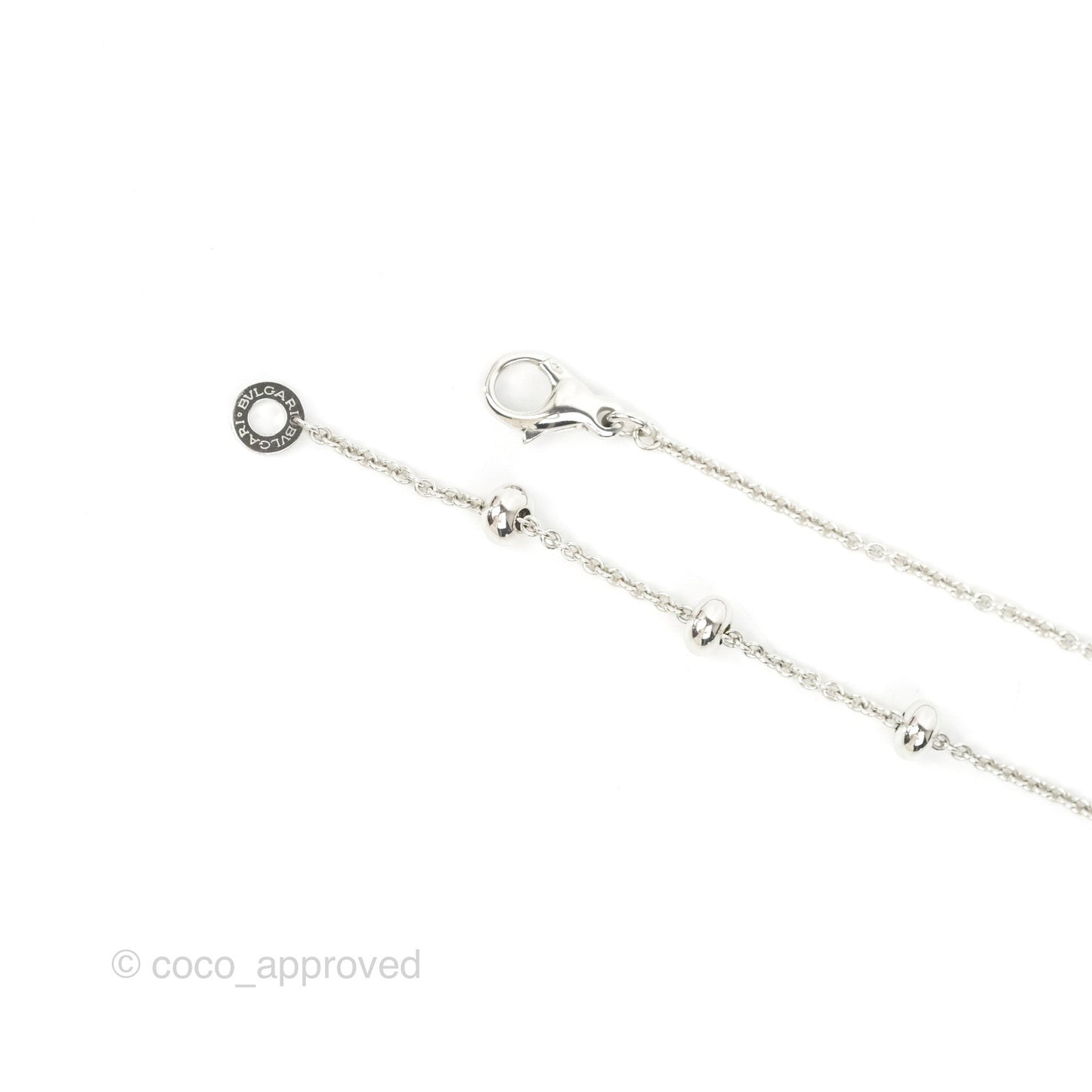 Bvlgari B.Zero1 Pendant Necklace White Gold