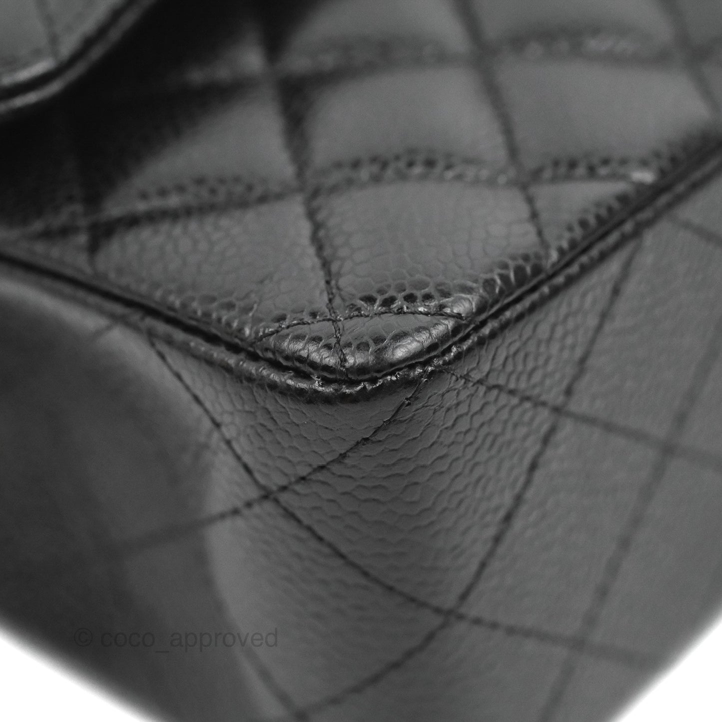 Chanel Small Classic Quilted Flap Black Caviar Gold Hardware