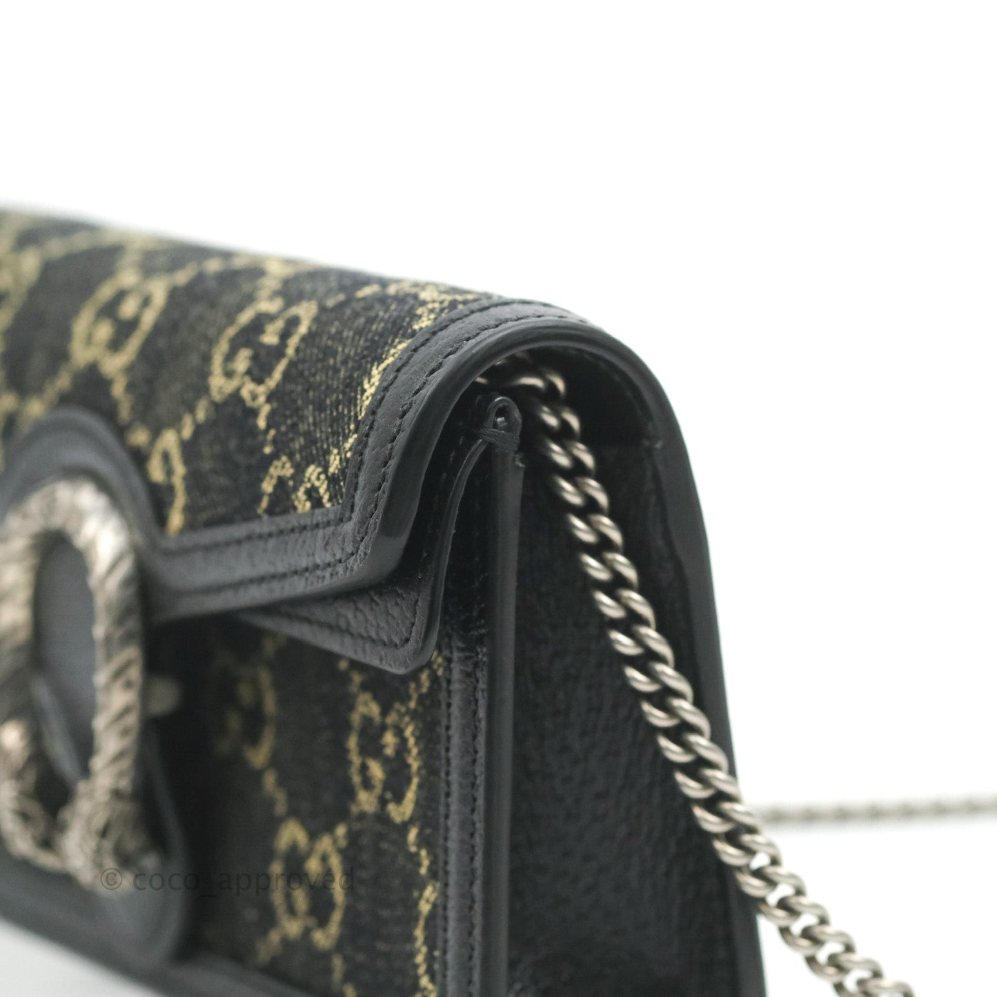 Gucci Dionysus GG Super Mini Crossbody Bag Ruthenium Hardware