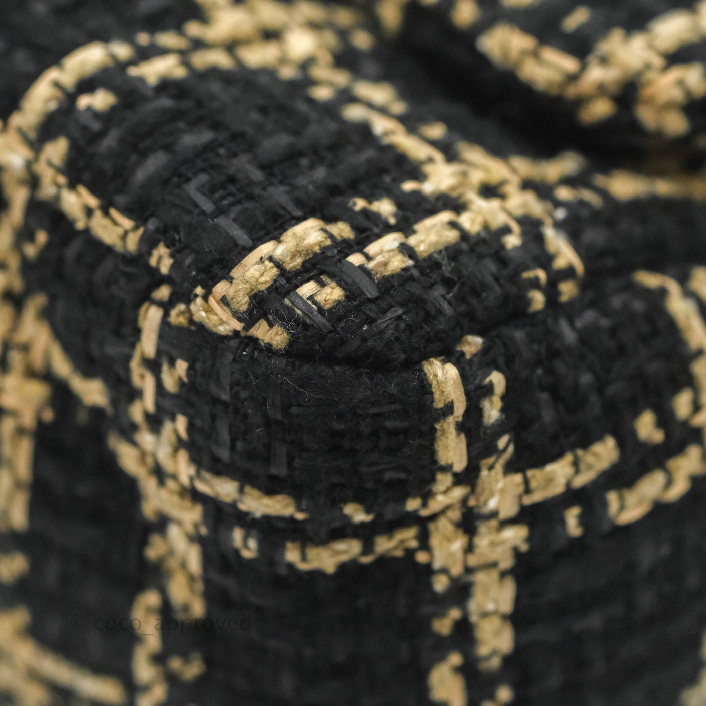 Chanel 19 Small Tweed Black Beige Mixed Hardware