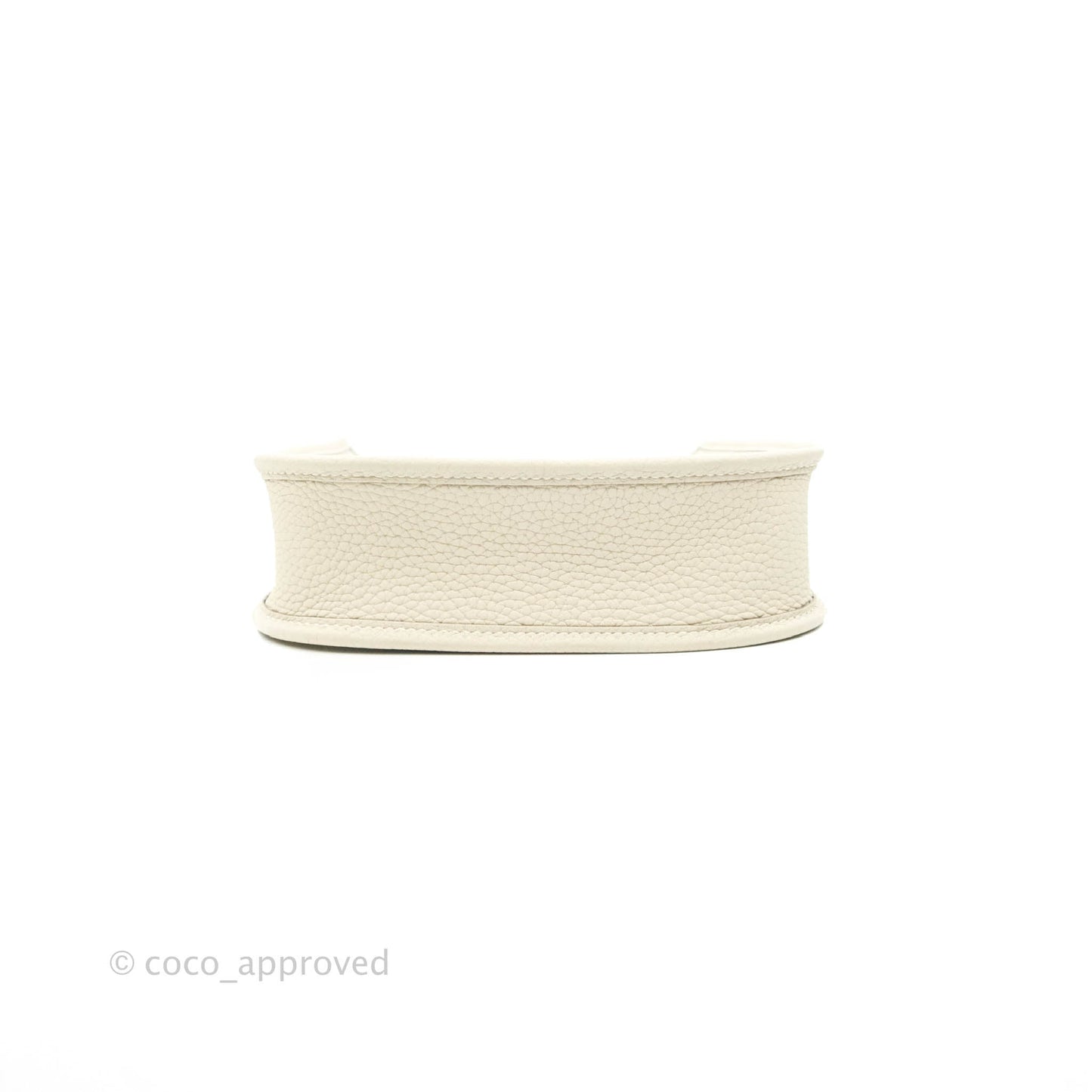 Hermès Mini Evelyne Craie Clemence Gold Hardware