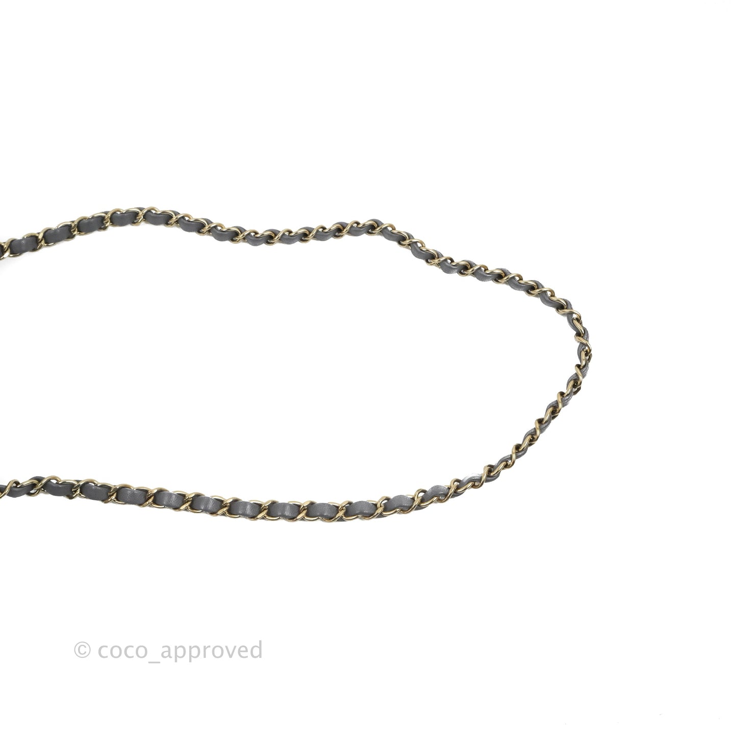 Chanel Quilted Mini Square Dark Grey Lambskin Gold Hardware