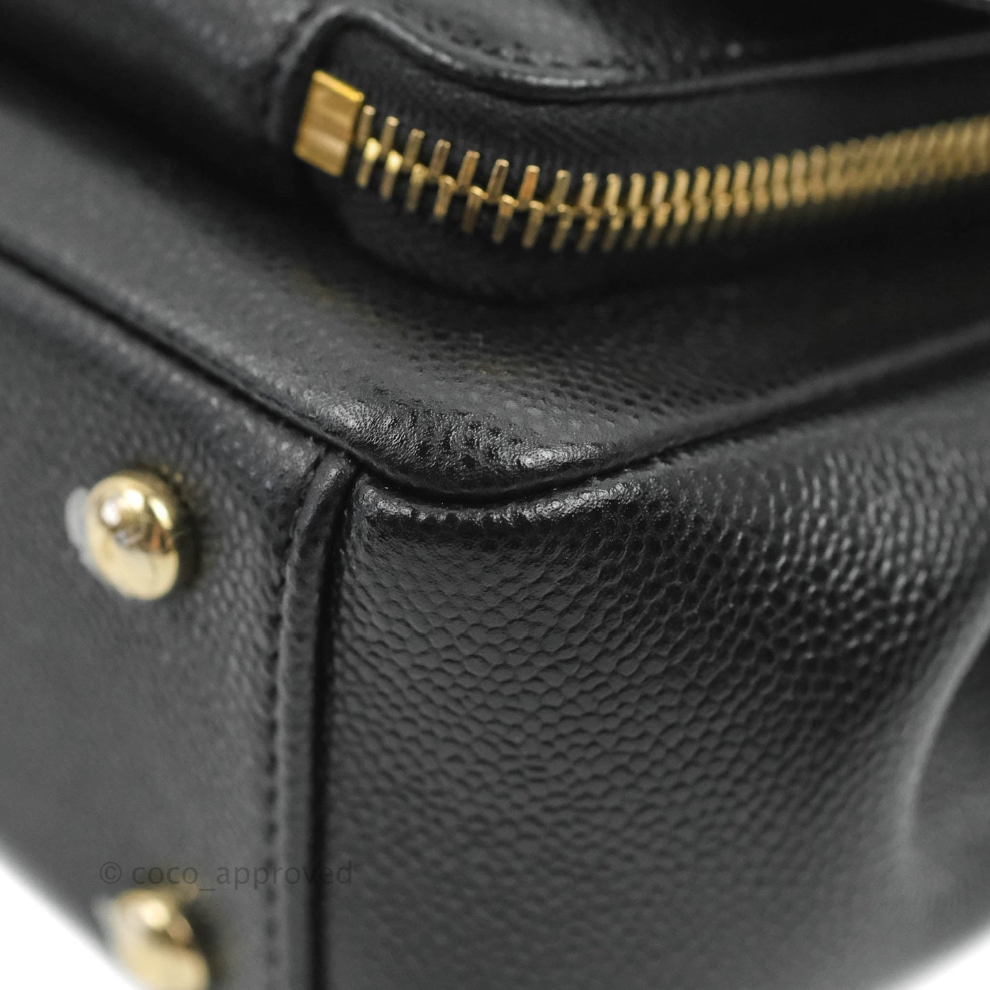 Chanel Quilted Small Business Affinity Flap Black Caviar Gold Hardware