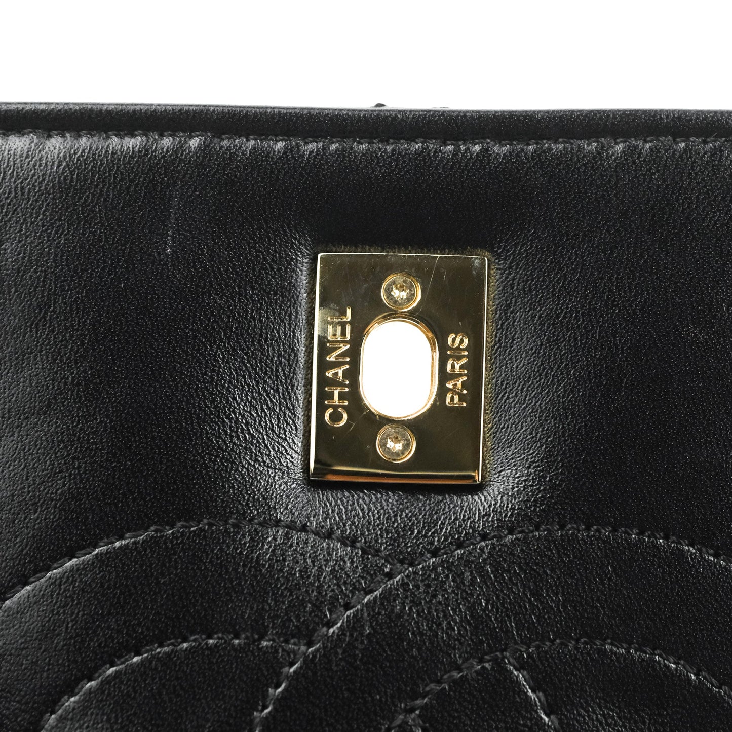 Chanel Small Trendy CC Black Lambskin Gold Hardware