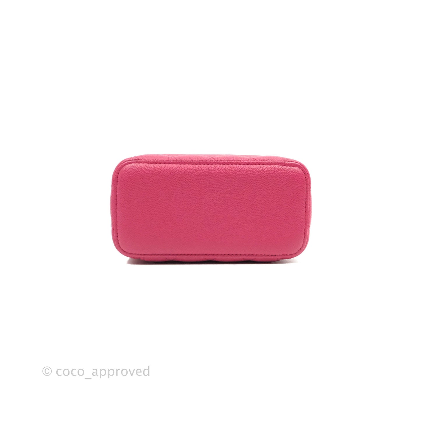 Chanel Vanity with Classic Chain Pink Caviar Gold Hardware