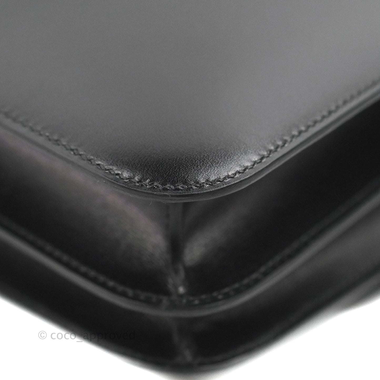 Hermès Constance Mini 18cm Black Box Leather Gold Hardware