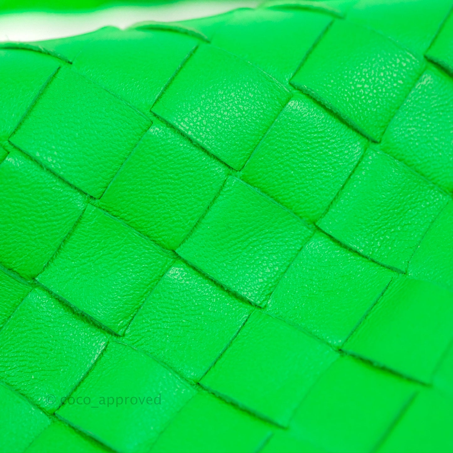 Bottega Veneta Mini Jodie Bag Green Intrecciato Lambskin