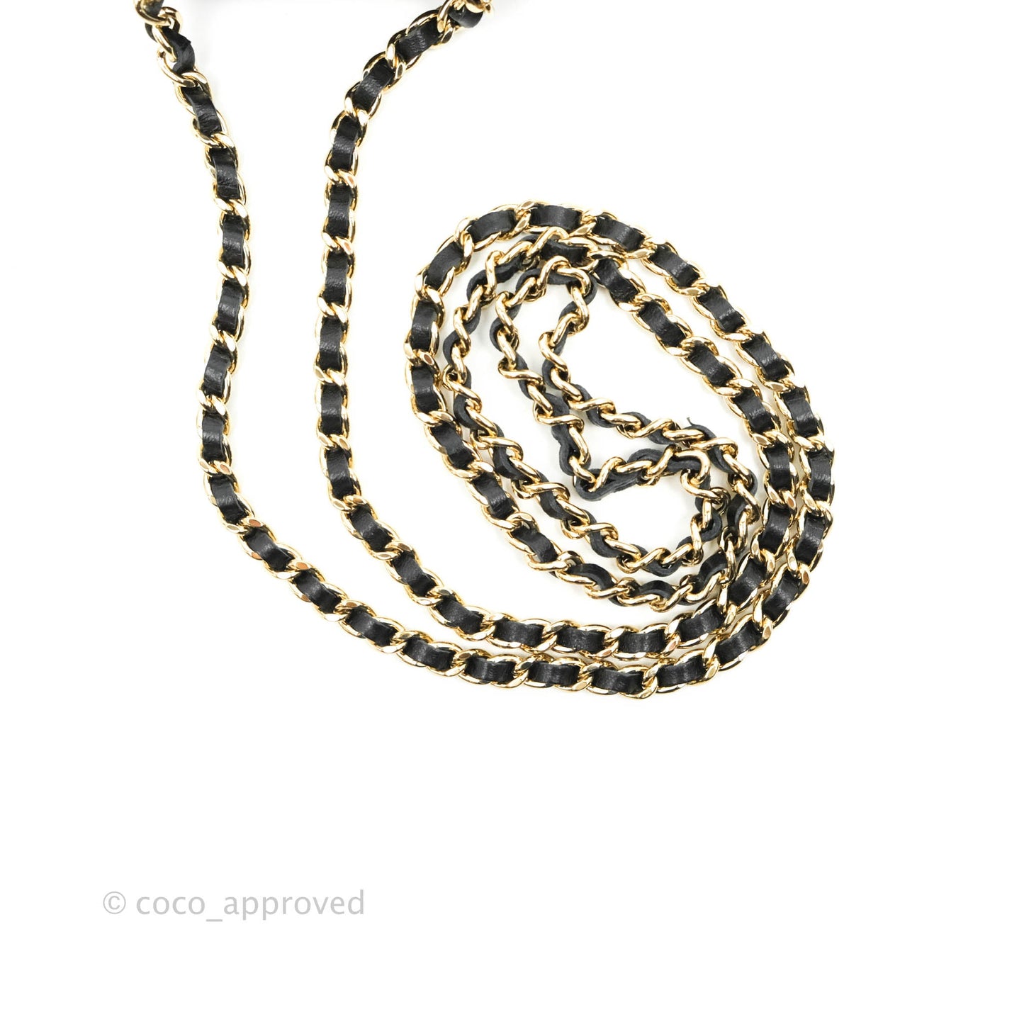 Chanel Classic Mini Vanity With Chain Black Lambskin Gold Hardware
