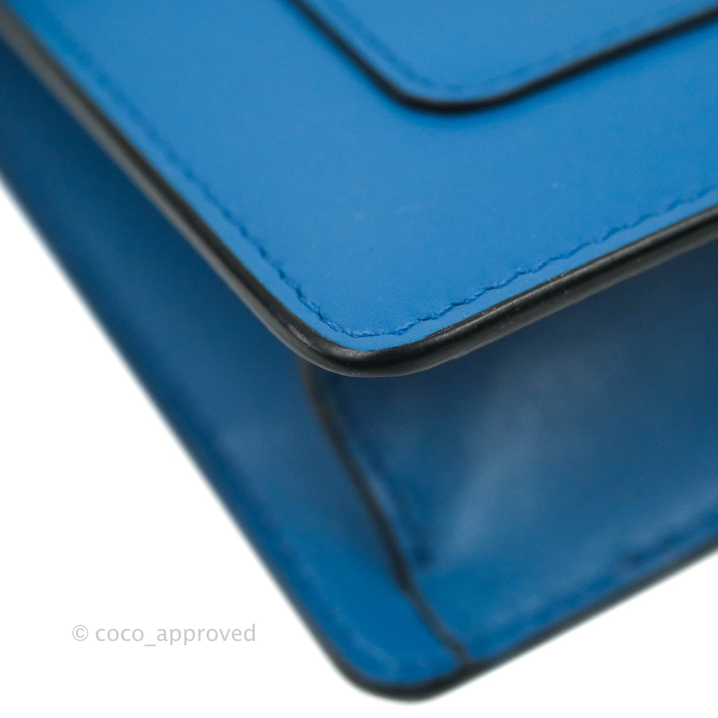 Bvlgari Serpenti Forever Mini Bag in Blue Gold Hardware
