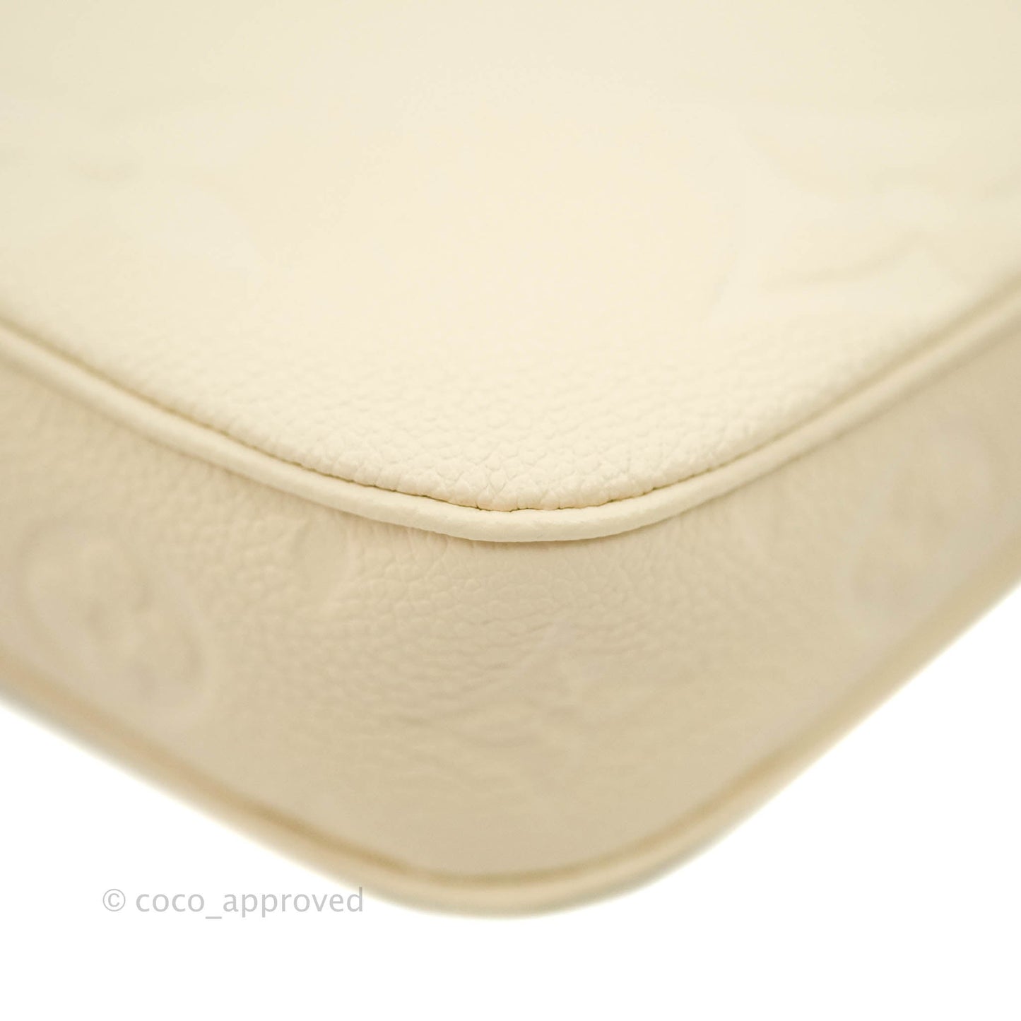 Louis Vuitton Multi Pochette Accessories Monogram Empreinte in Cream
