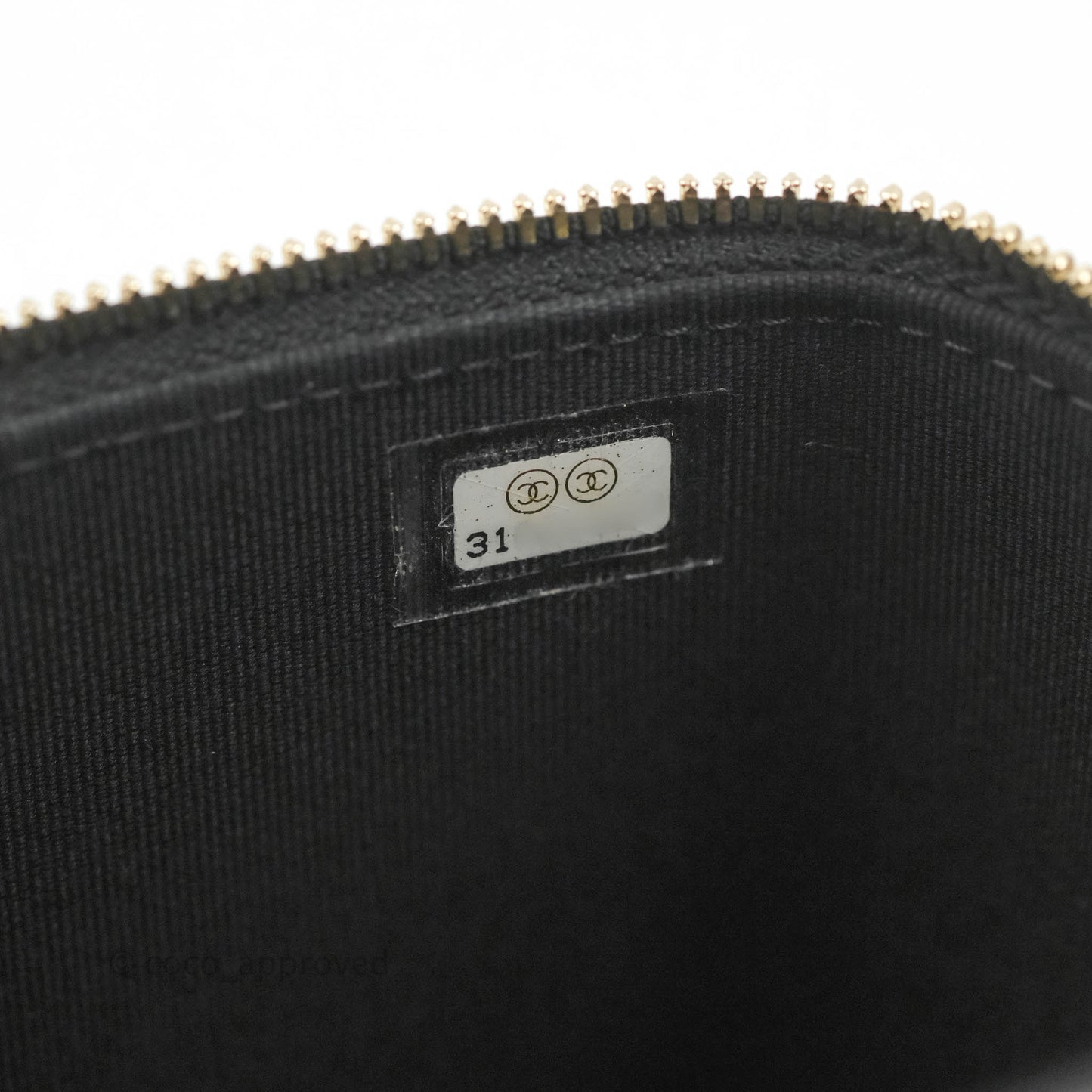 Chanel Vanity Rectangular Top Handle Black Lambskin Gold Hardware