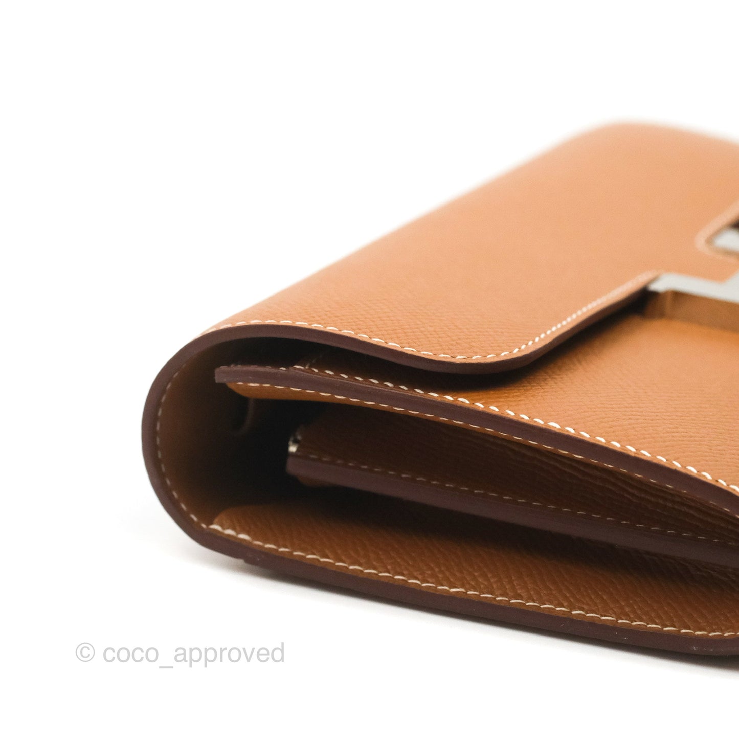 Hermès Constance Long To Go Wallet Gold Epsom Palladium Hardware