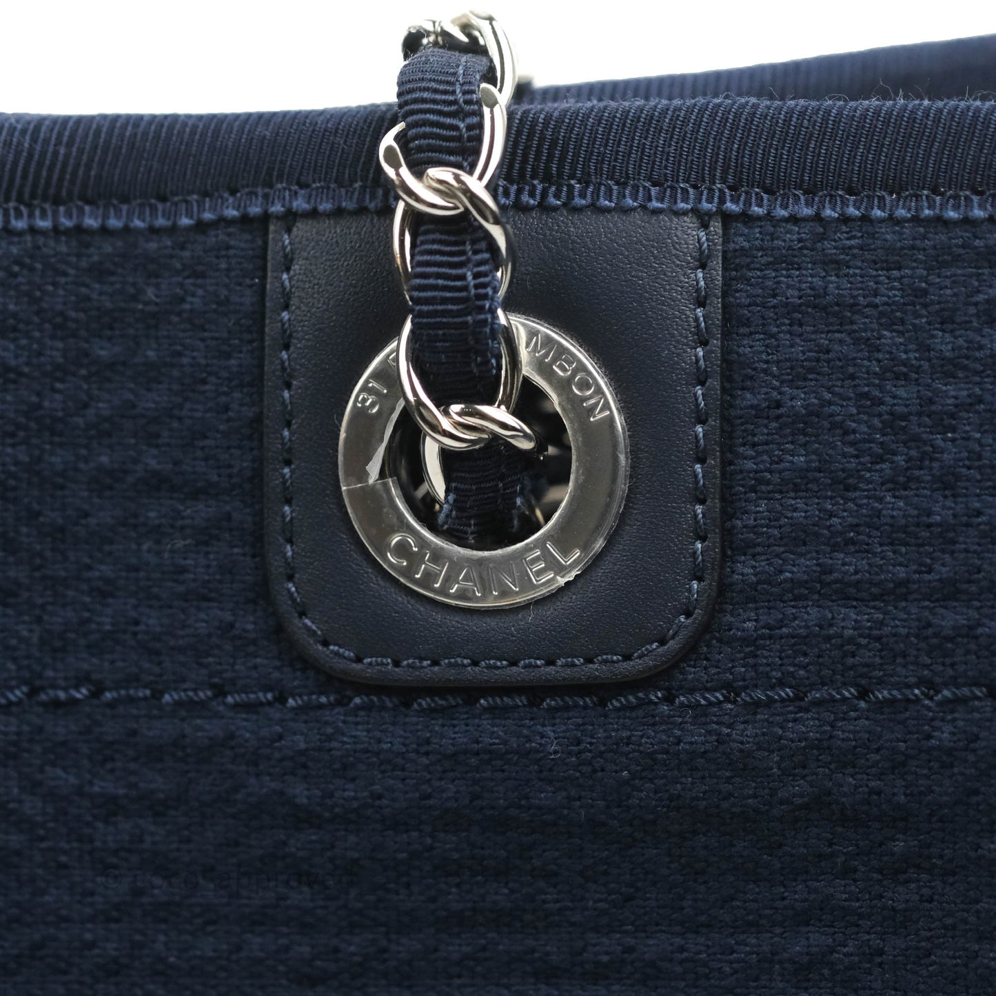 Chanel Canvas Deauville Medium Navy