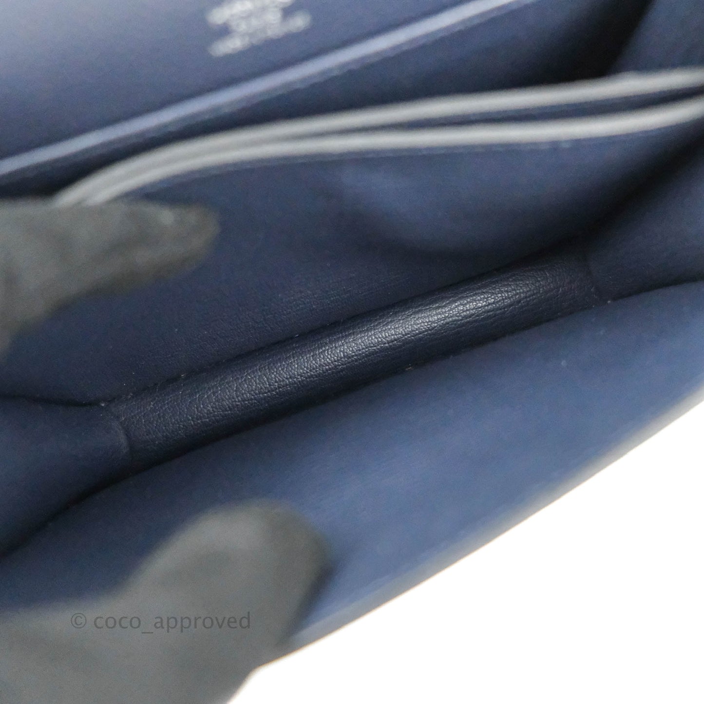 Hermès Roulis Mini 18 Bleu Nuit Evercolor Palladium Hardware