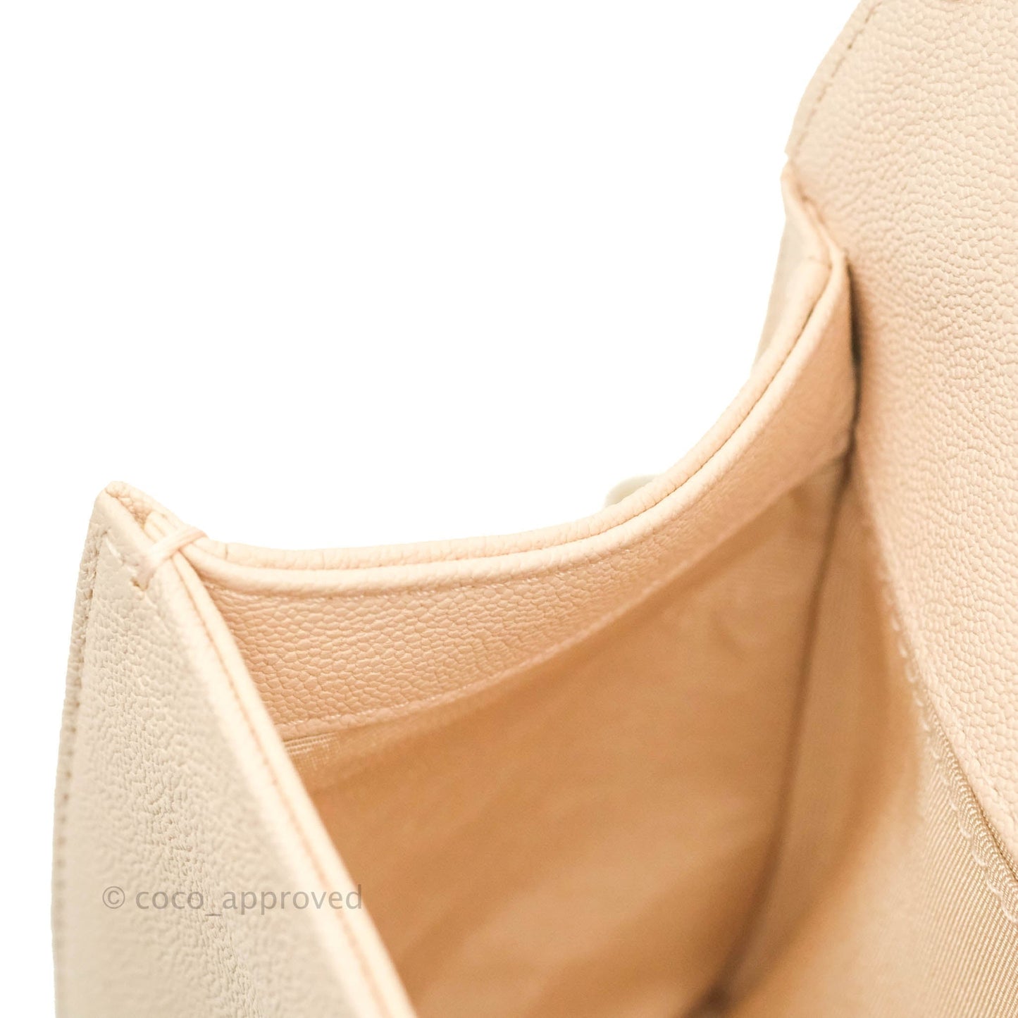 Chanel Quilted Medium Boy Light Pink Beige Caviar Gold Hardware 20A