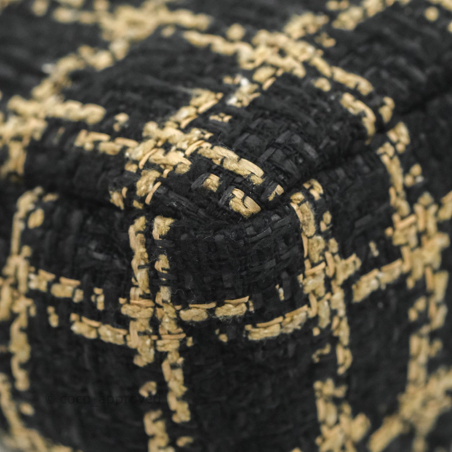 Chanel 19 Small Tweed Black Beige Mixed Hardware