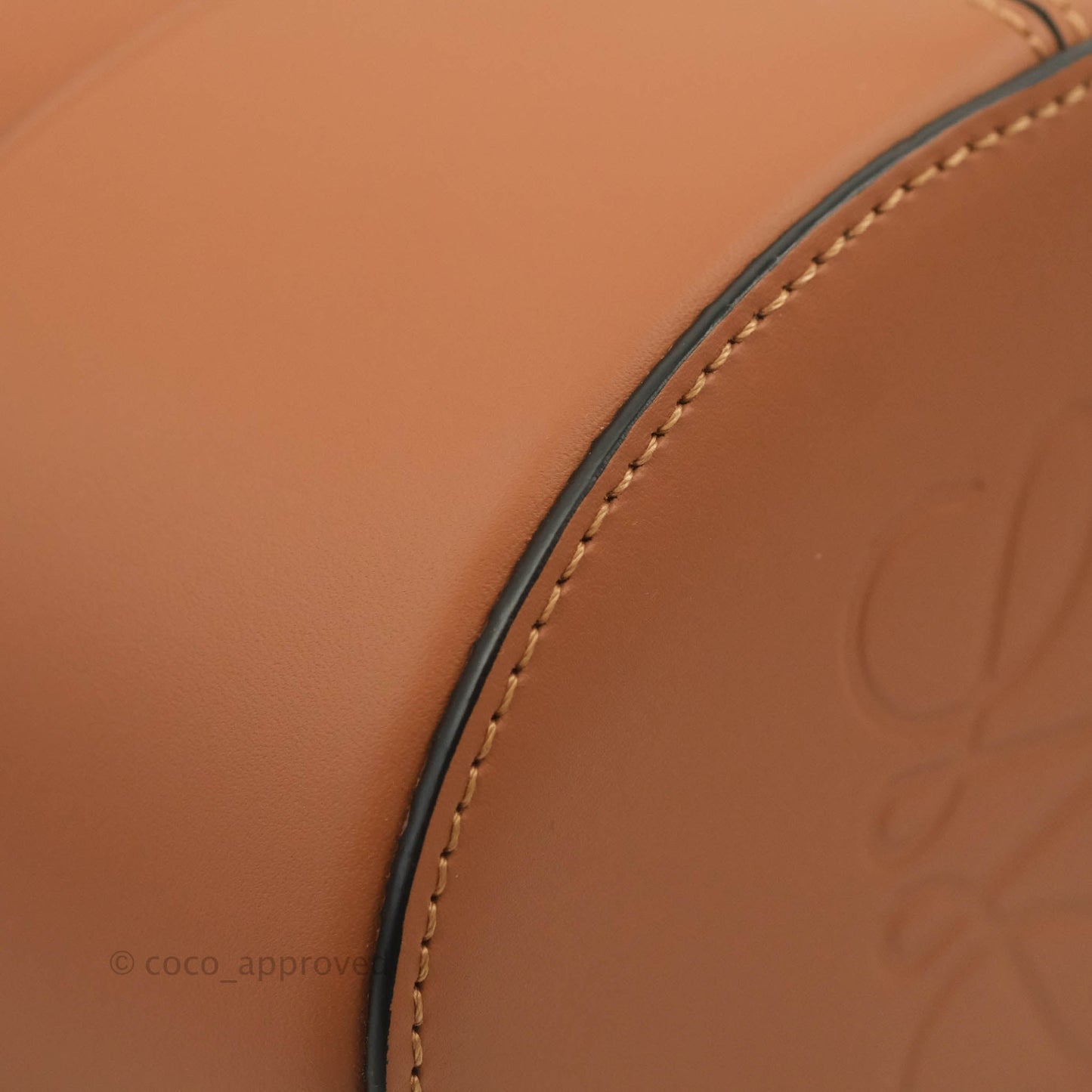 Loewe Small Balloon Bucket Bag Tan Calfskin