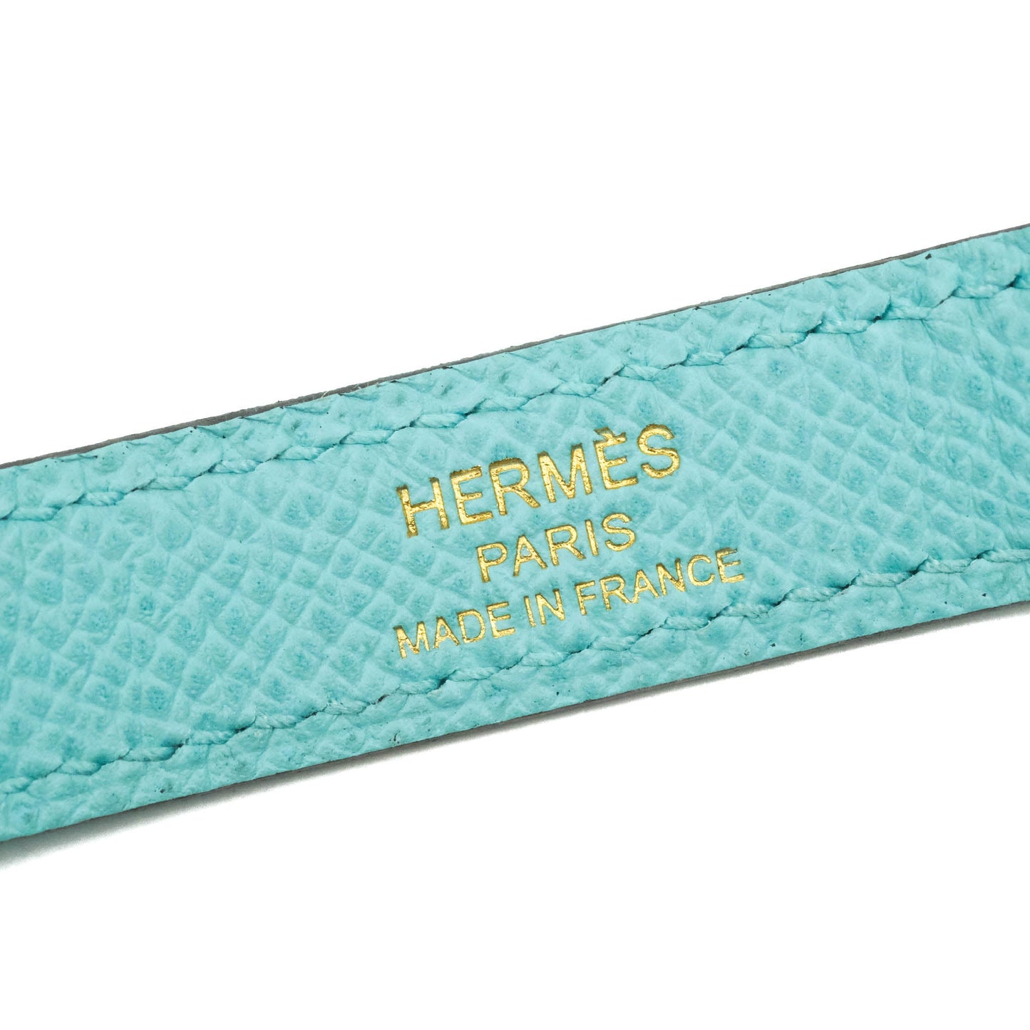 Hermès Sellier Kelly 28 Veau Epsom Bleu Atoll Gold Hardware