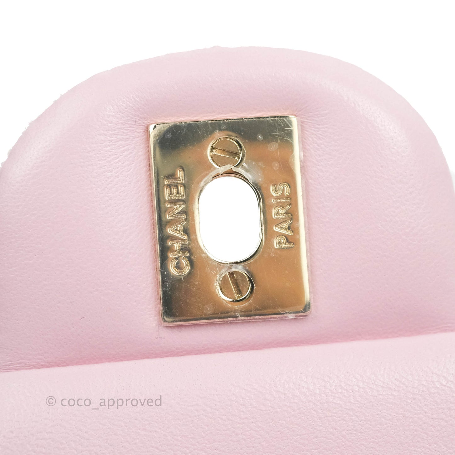 Chanel Classic M/L Medium Quilted Double Flap Bag Pink Tweed Gold Hardware