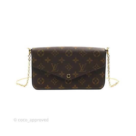 Louis Vuitton Félicie Pochette Monogram Canvas Fuchsia Pink