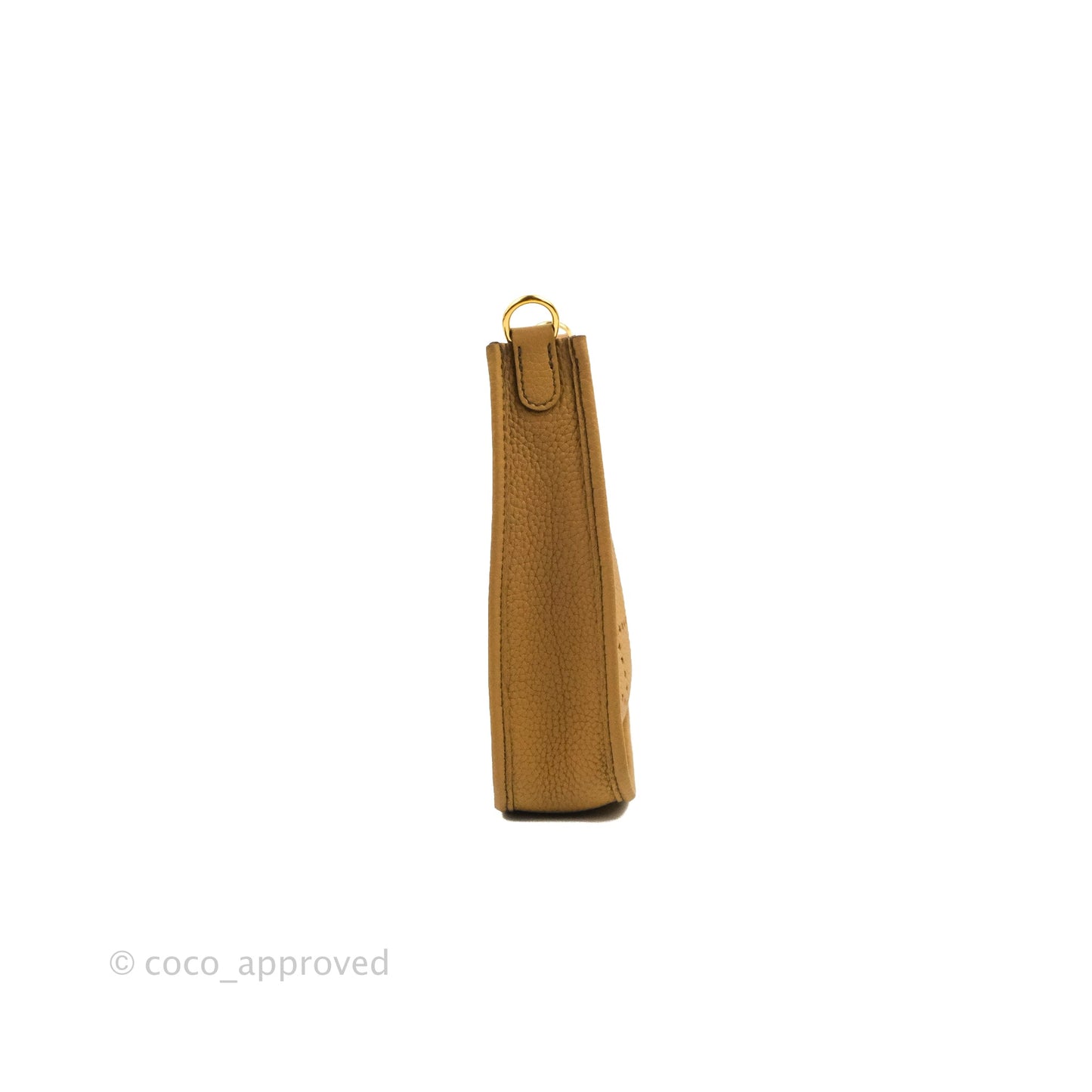 Hermès Mini Evelyne 16 Biscuit 48 Clemence Gold Hardware