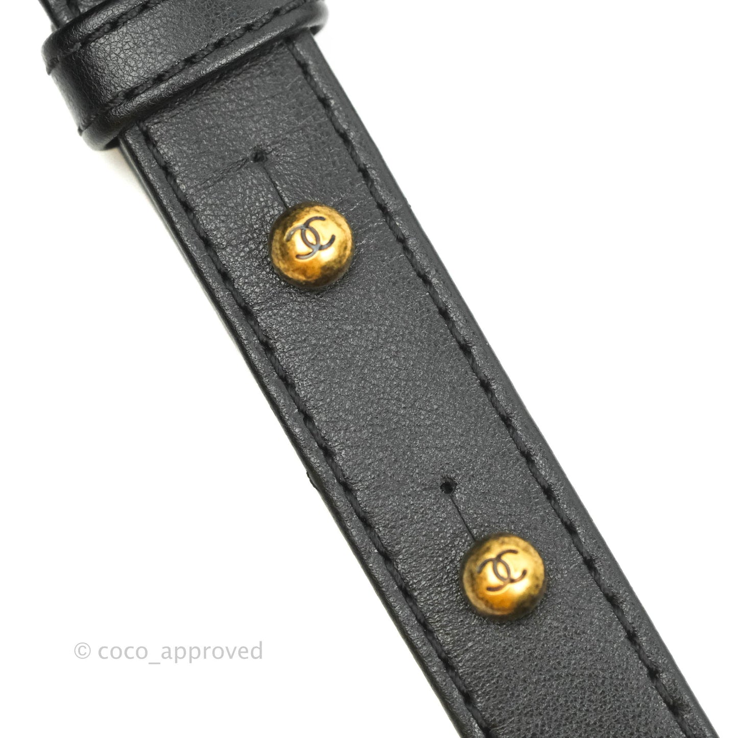 Chanel Small Boy Black Calfskin Aged Gold Hardware