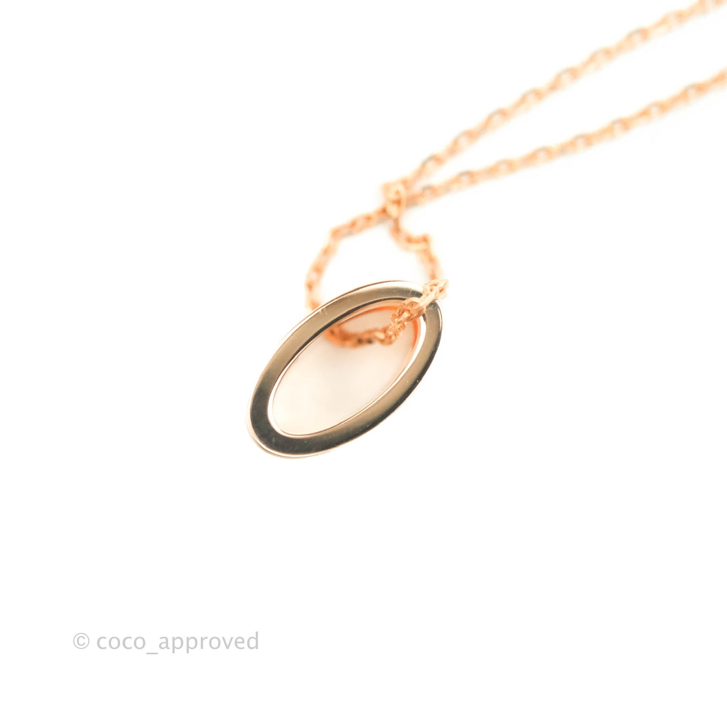Hermès Pop H Black Pendant Necklace Rose Gold Hardware