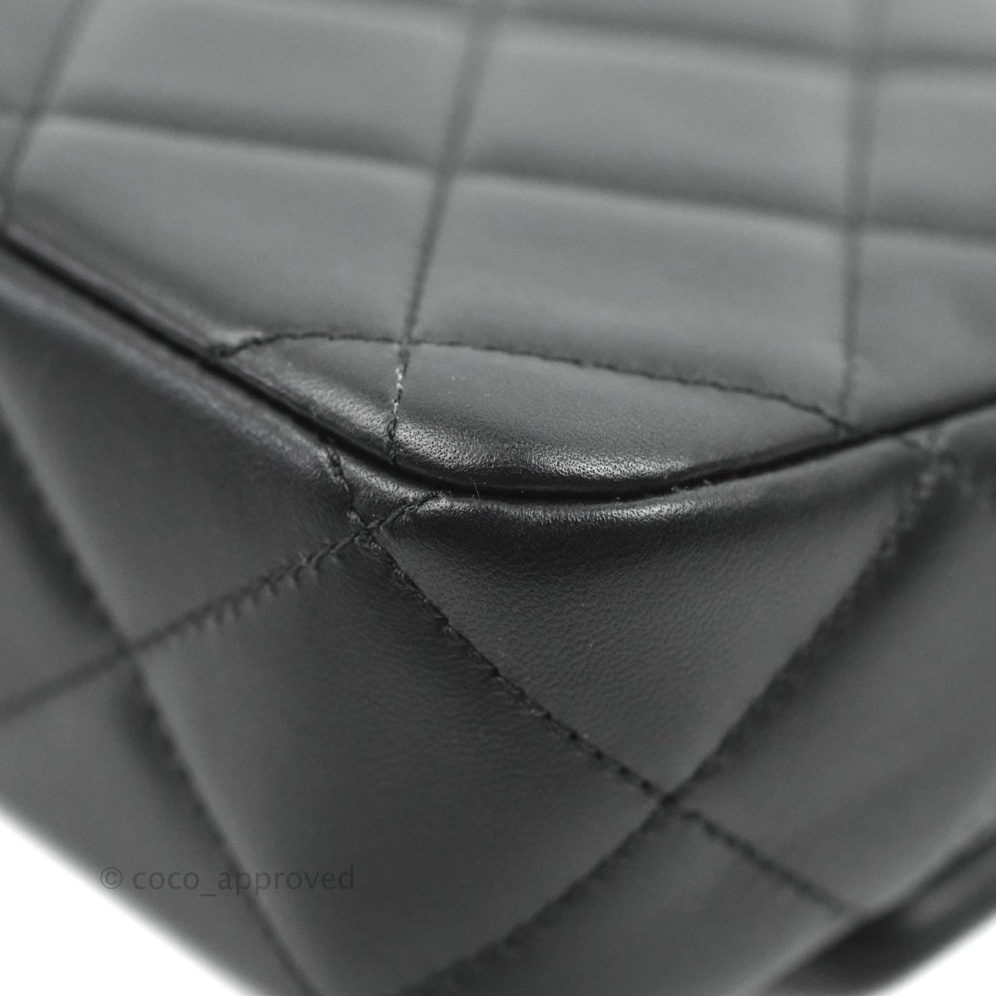 Chanel Quilted My Perfect Mini With Pearl Black Lambskin Gold Hardware