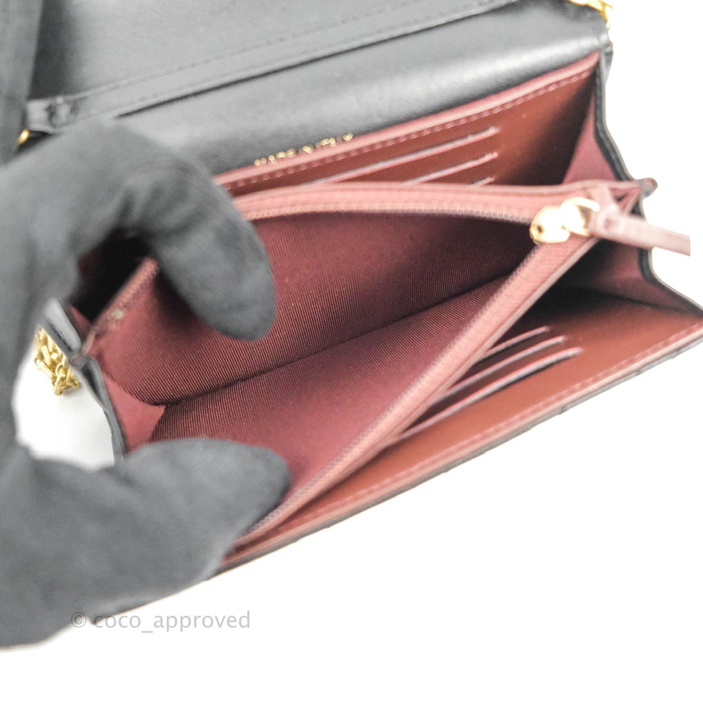 Chanel Reissue 2.55 Clutch With Chain Black Crumpled Calfskin Aged Gold Hardware