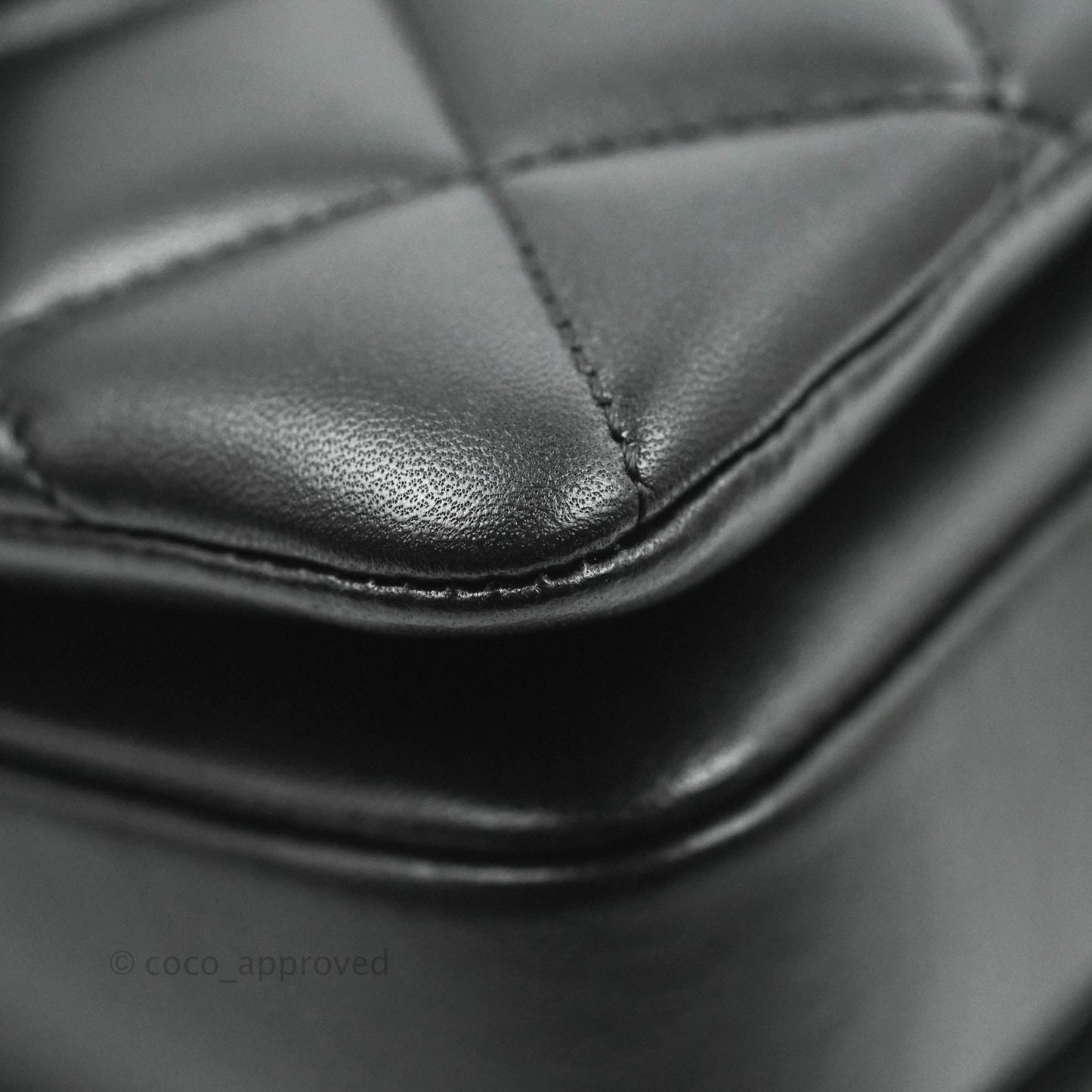 Chanel Trendy CC Small Black Lambskin Rose Gold Hardware
