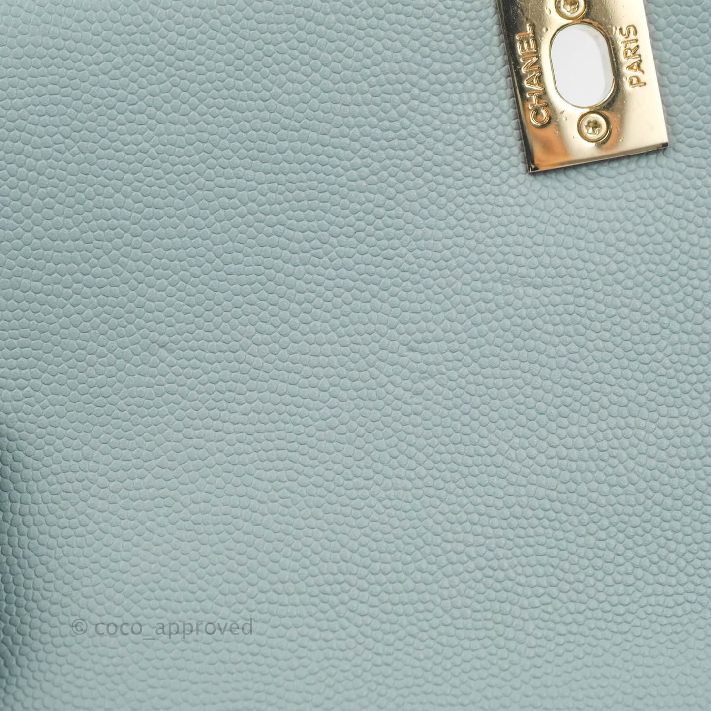 Chanel Quilted Small Business Affinity Flap Blue Caviar Gold Hardware